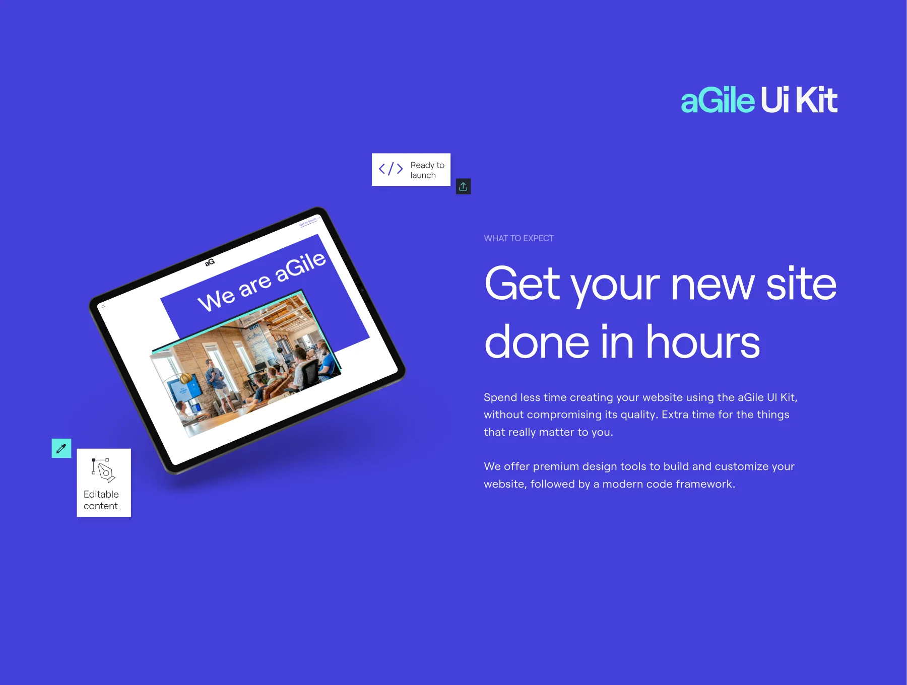 Agile Startup UI Kit 2