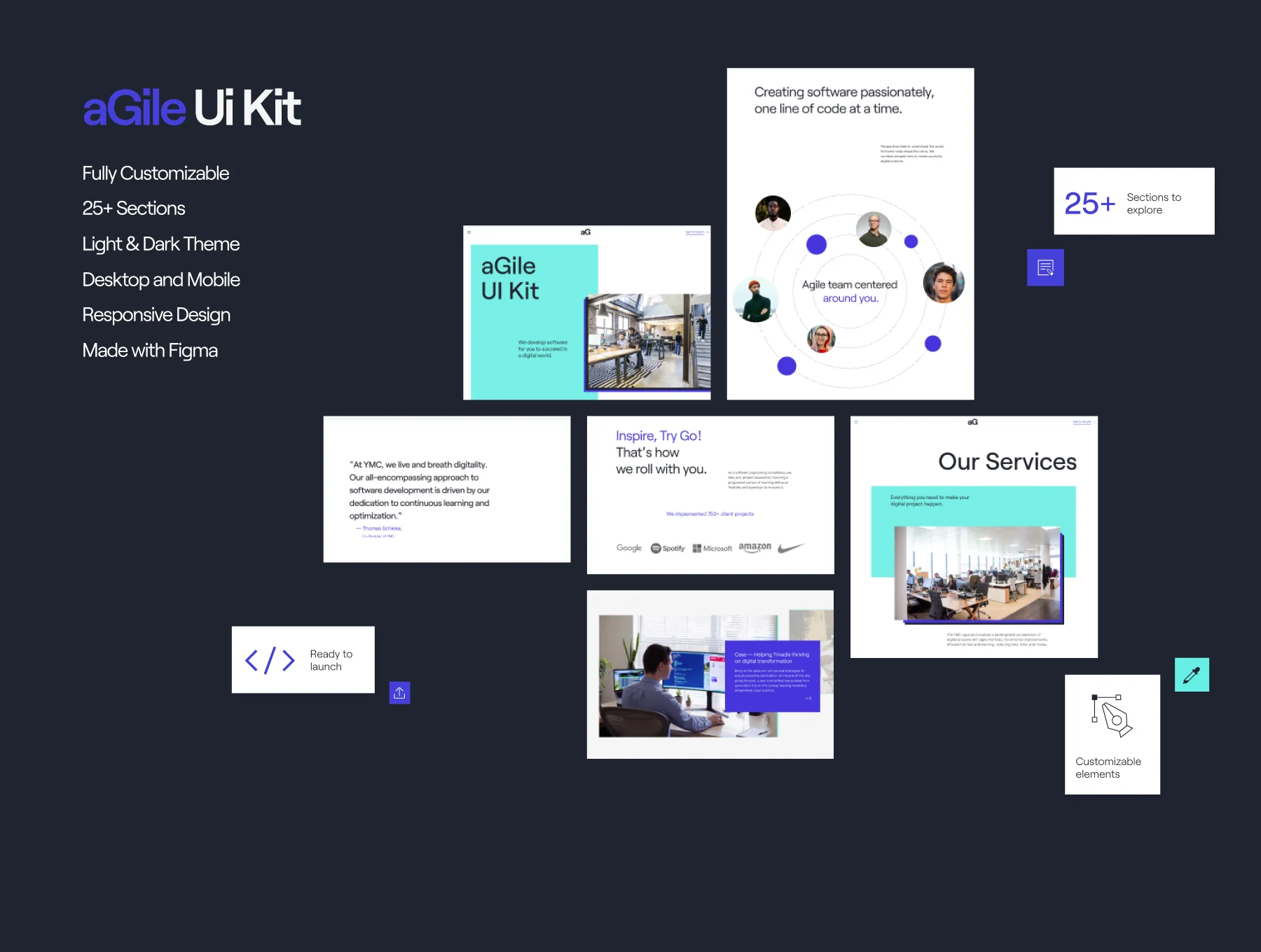 Agile Startup UI Kit 4