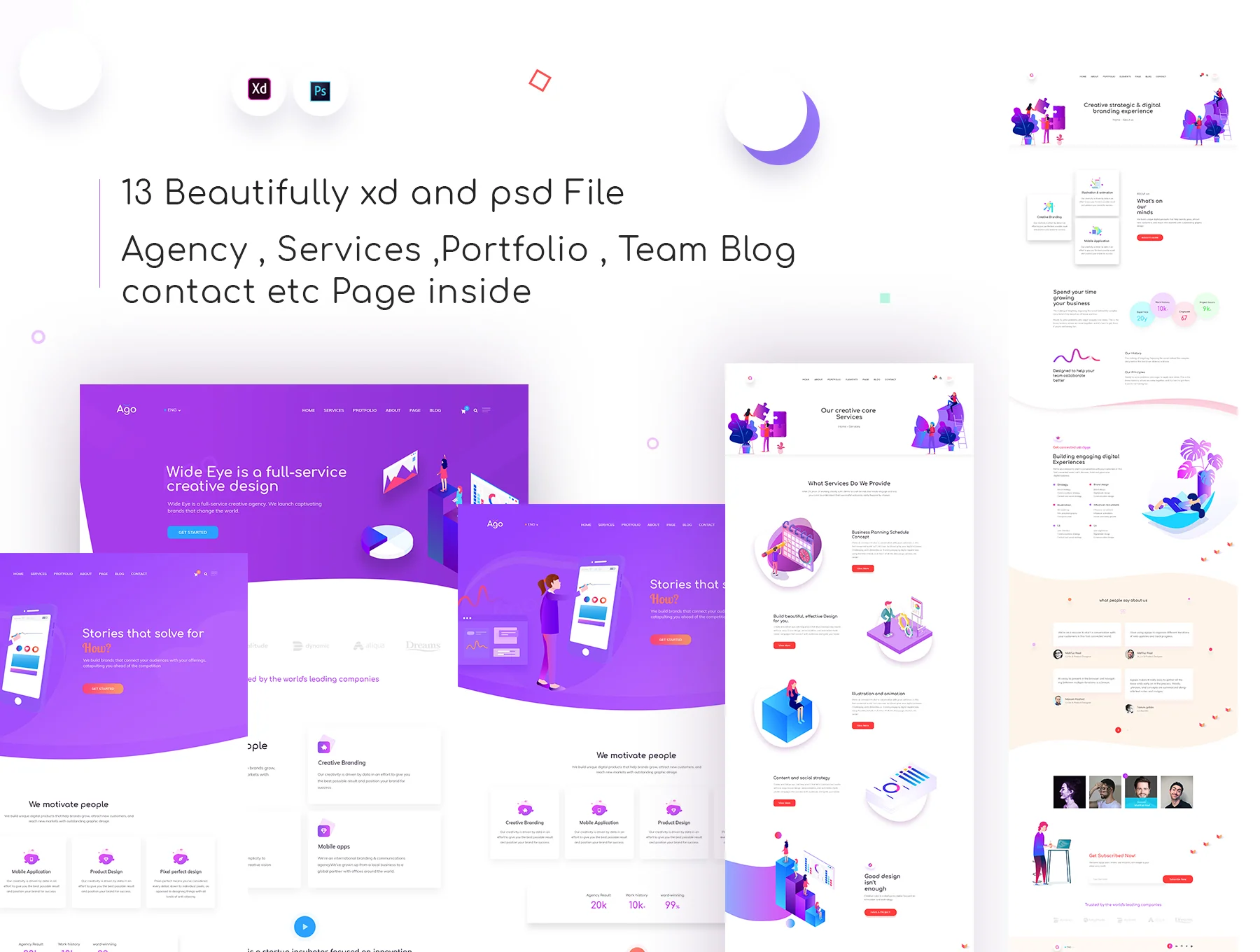 Ago - Creative Agency Template 4