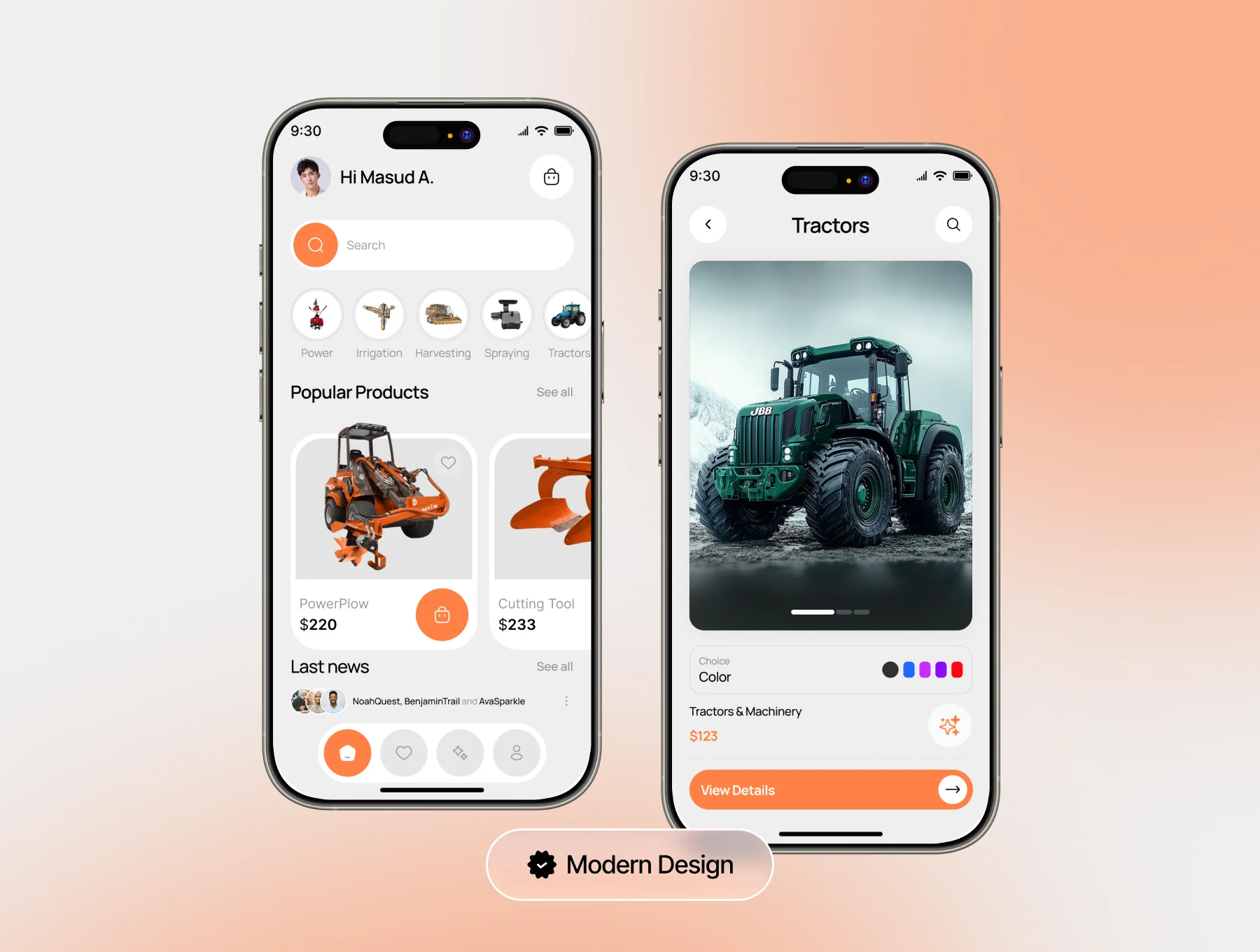 Agri-Tech Ecommerce Mobile UI Kit - Agrovia 3