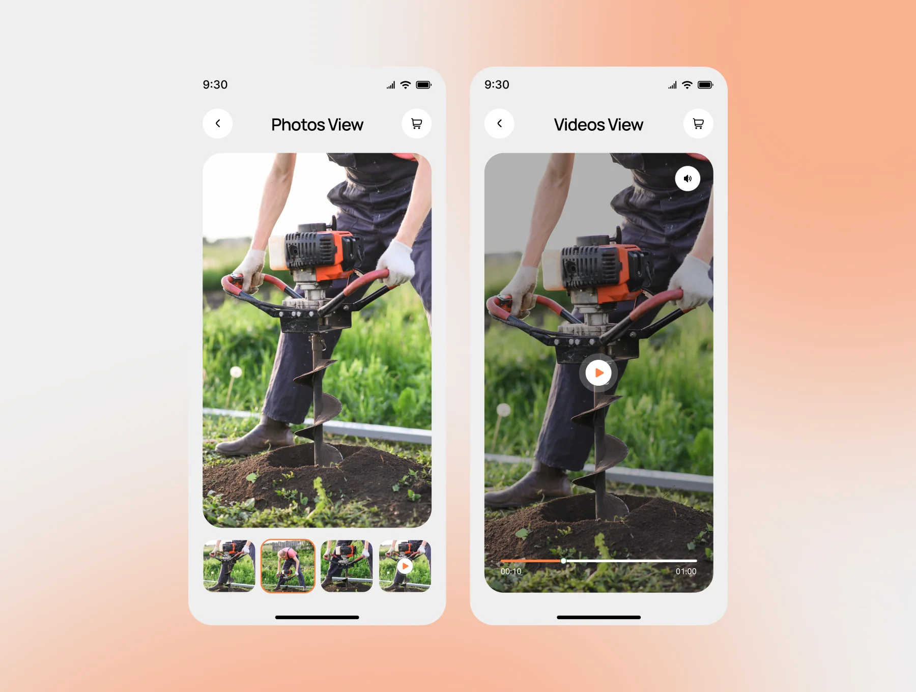 Agri-Tech Ecommerce Mobile UI Kit - Agrovia 5