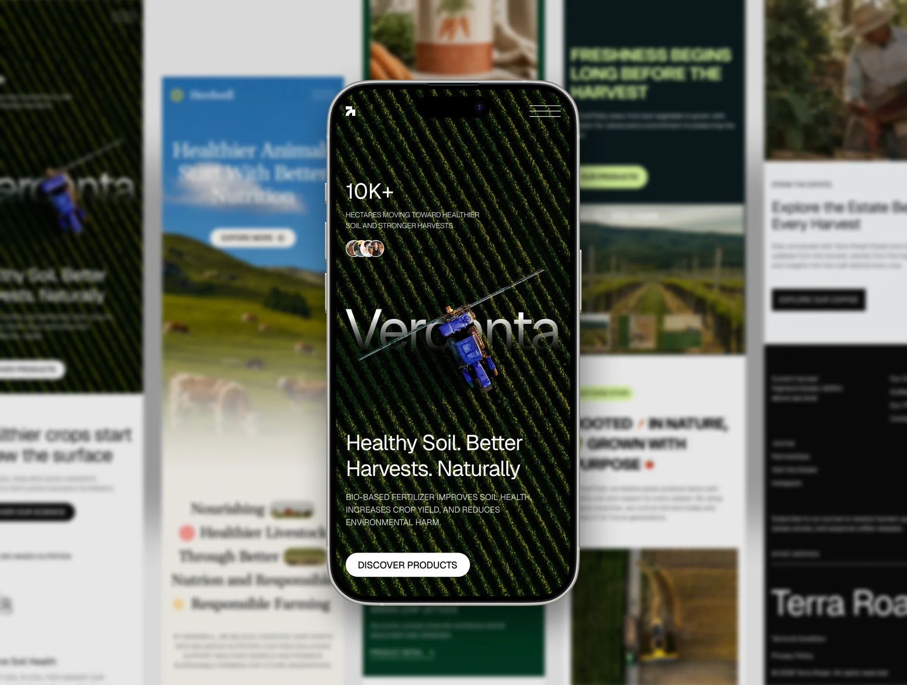 Agribusiness Landing Page UI Kit 5