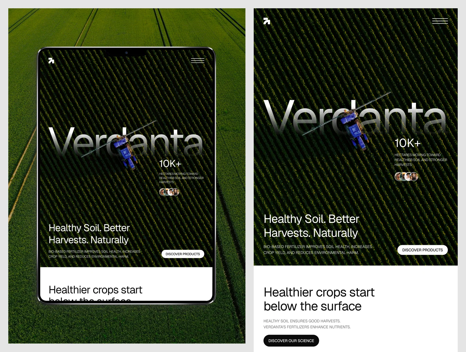 Agribusiness Landing Page UI Kit 6