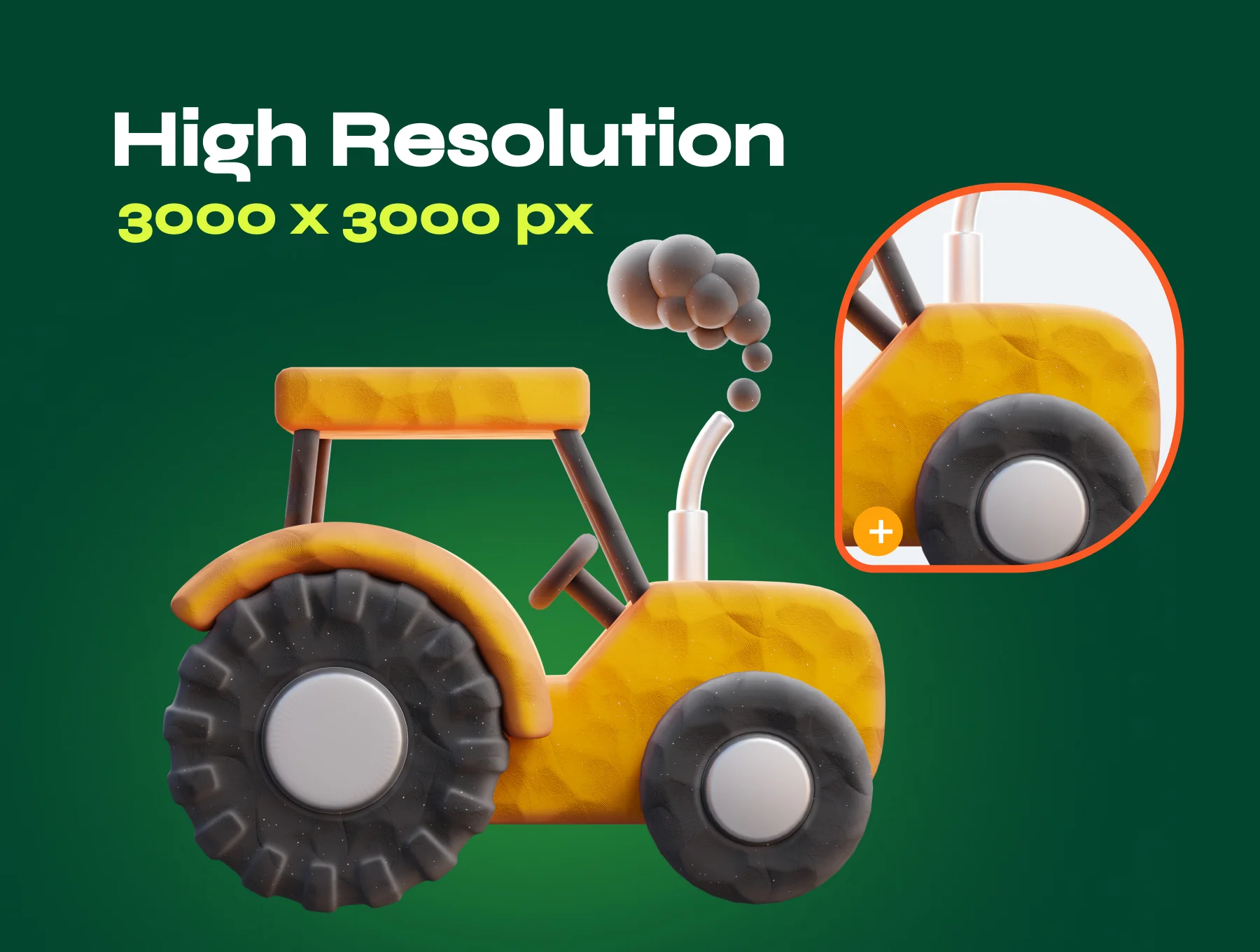 Agriculture 3D Icon Pack 3