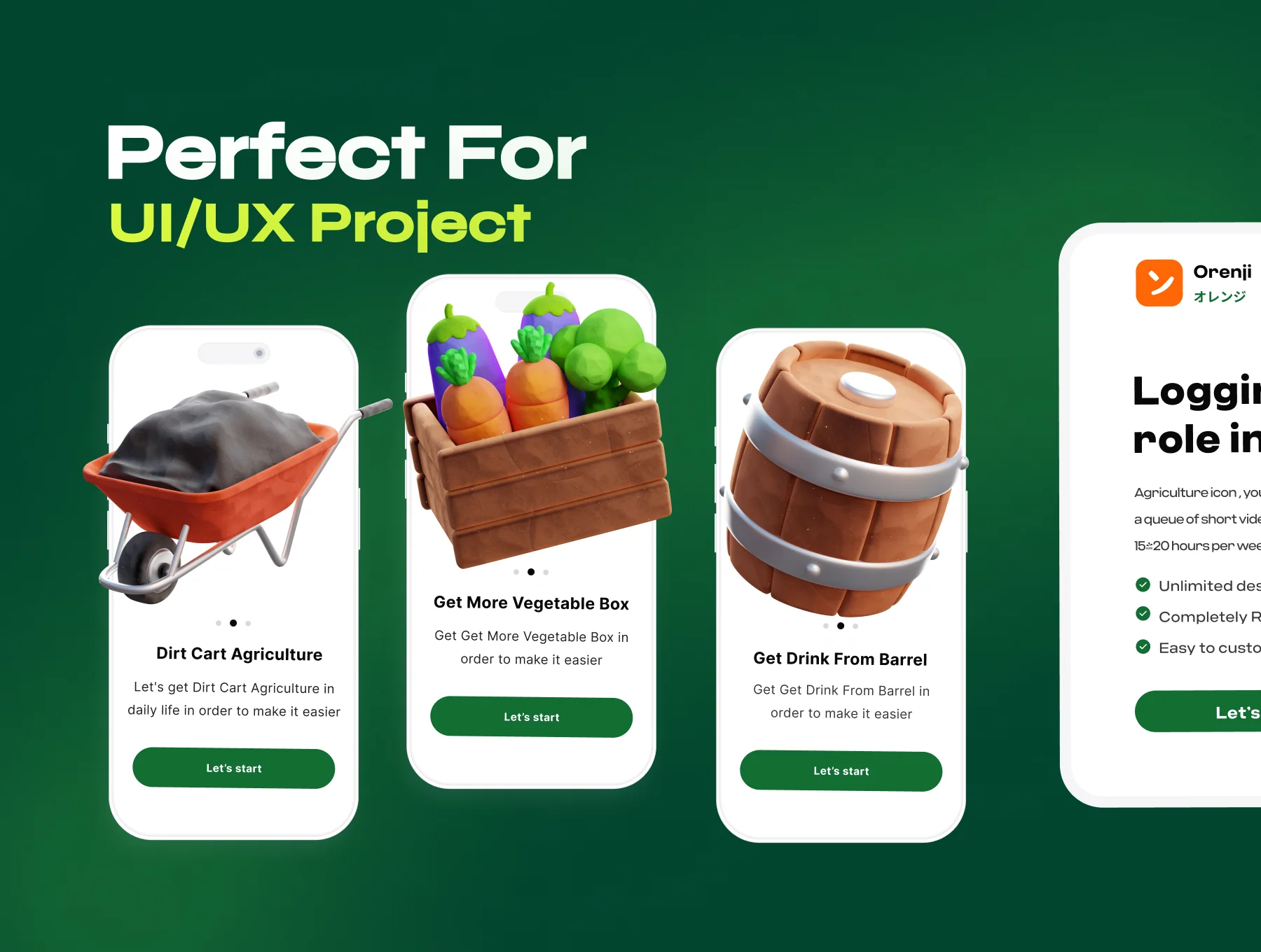 Agriculture 3D Icon Pack 5