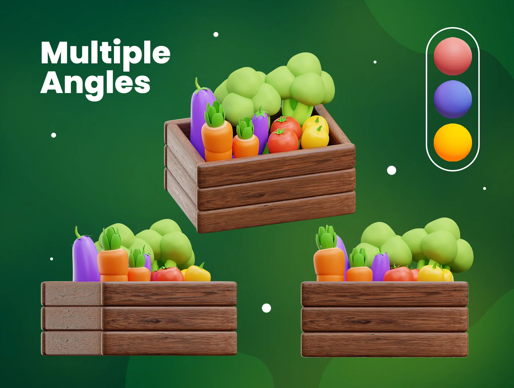 Agriculture 3D Icons 4