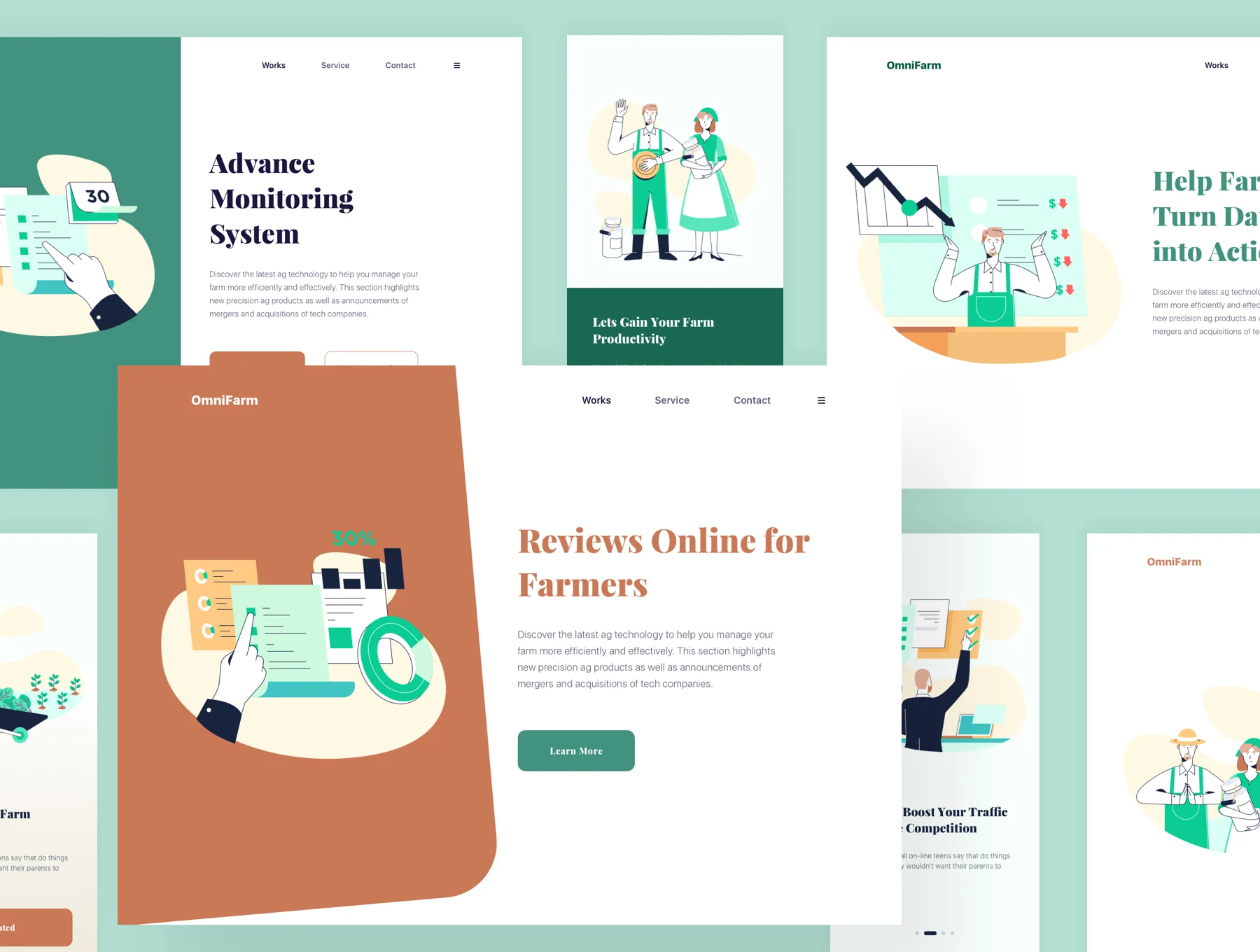 Agridaya - Agriculture Investment Illustration Set