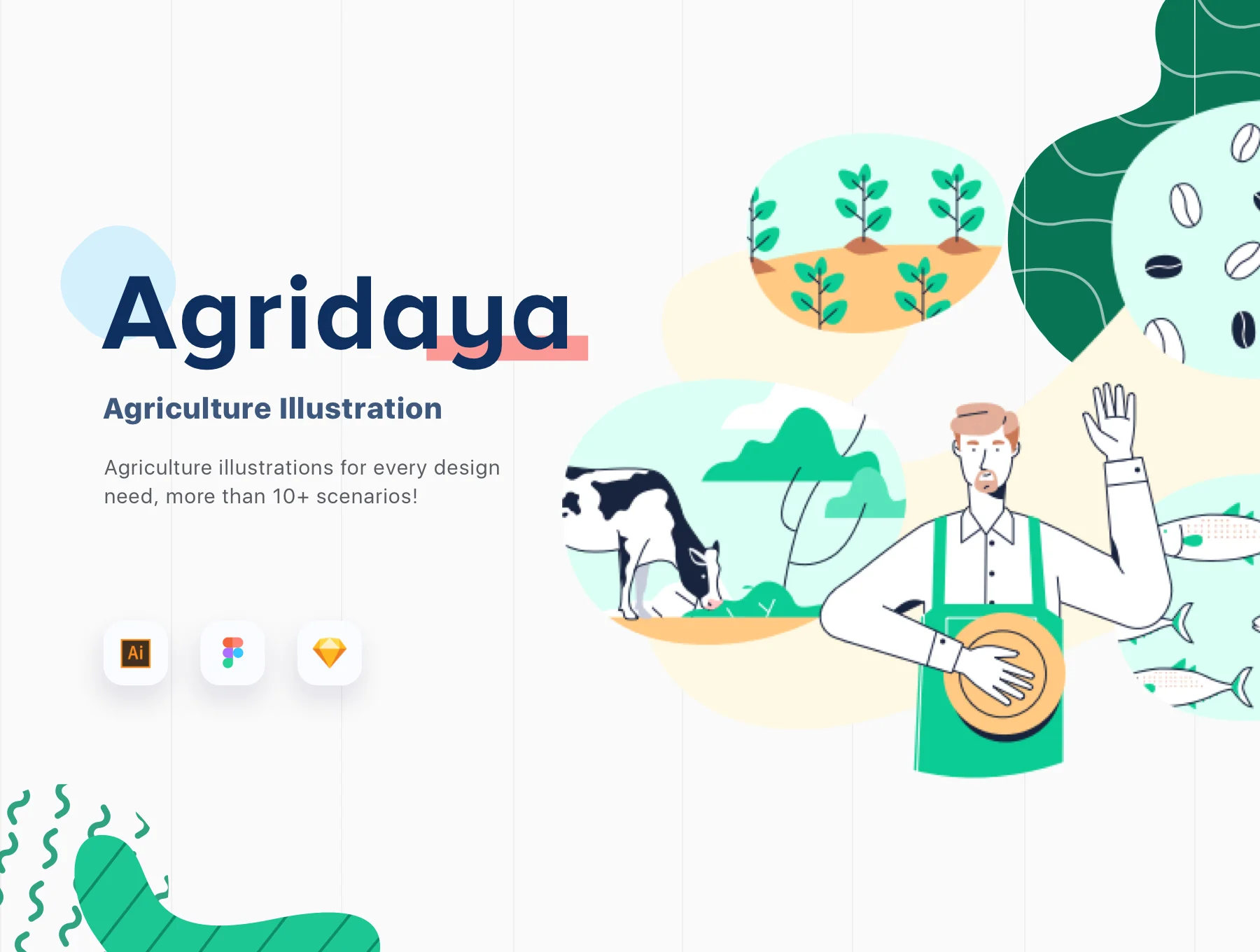 Agridaya - Agriculture Investment Illustration Set 5
