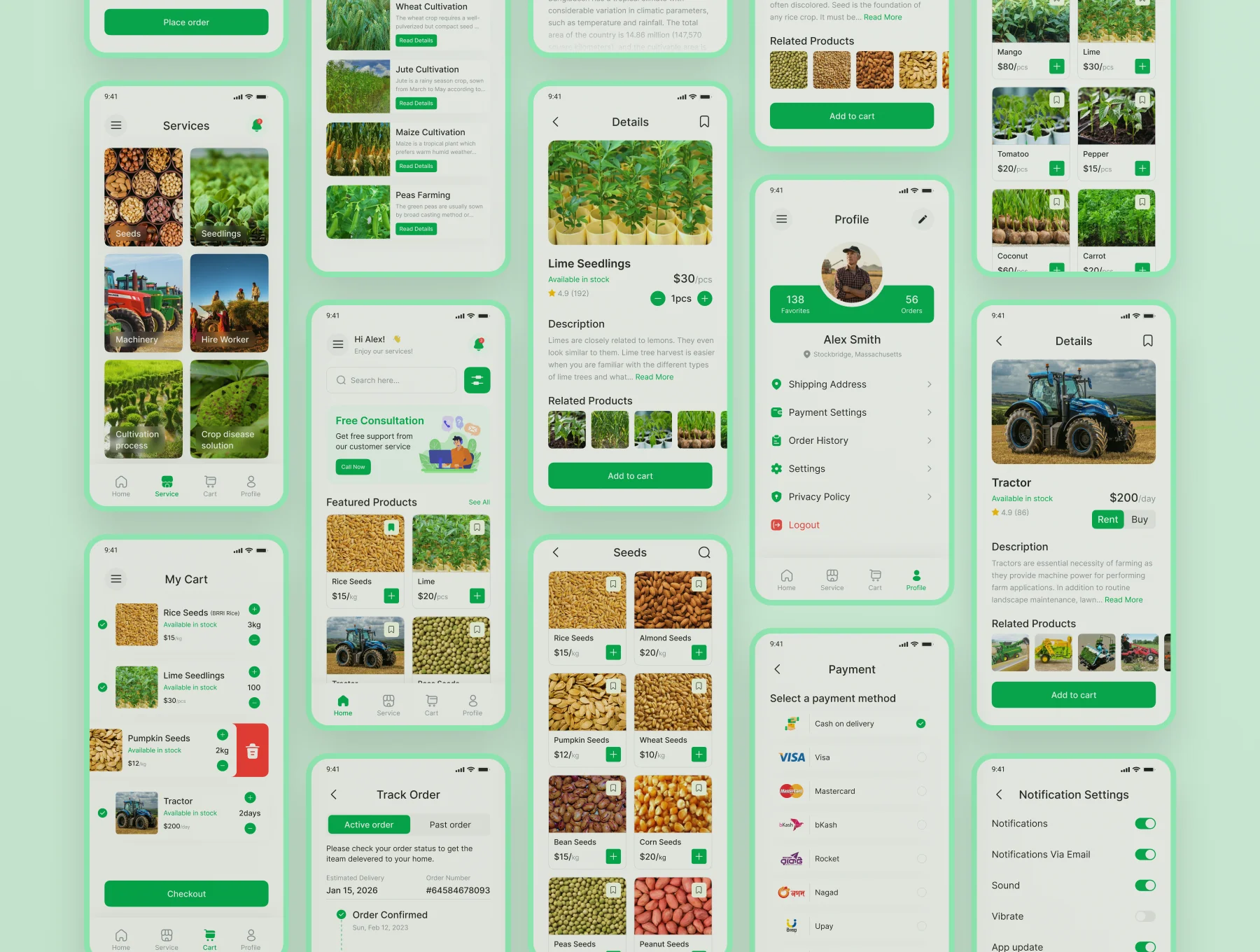 Agriplant - Agriculture App UI Kit 3