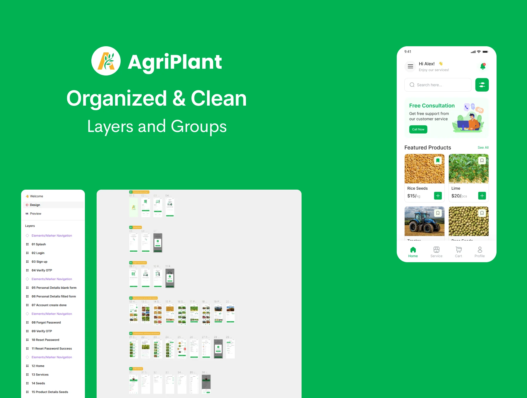 Agriplant - Agriculture App UI Kit 4