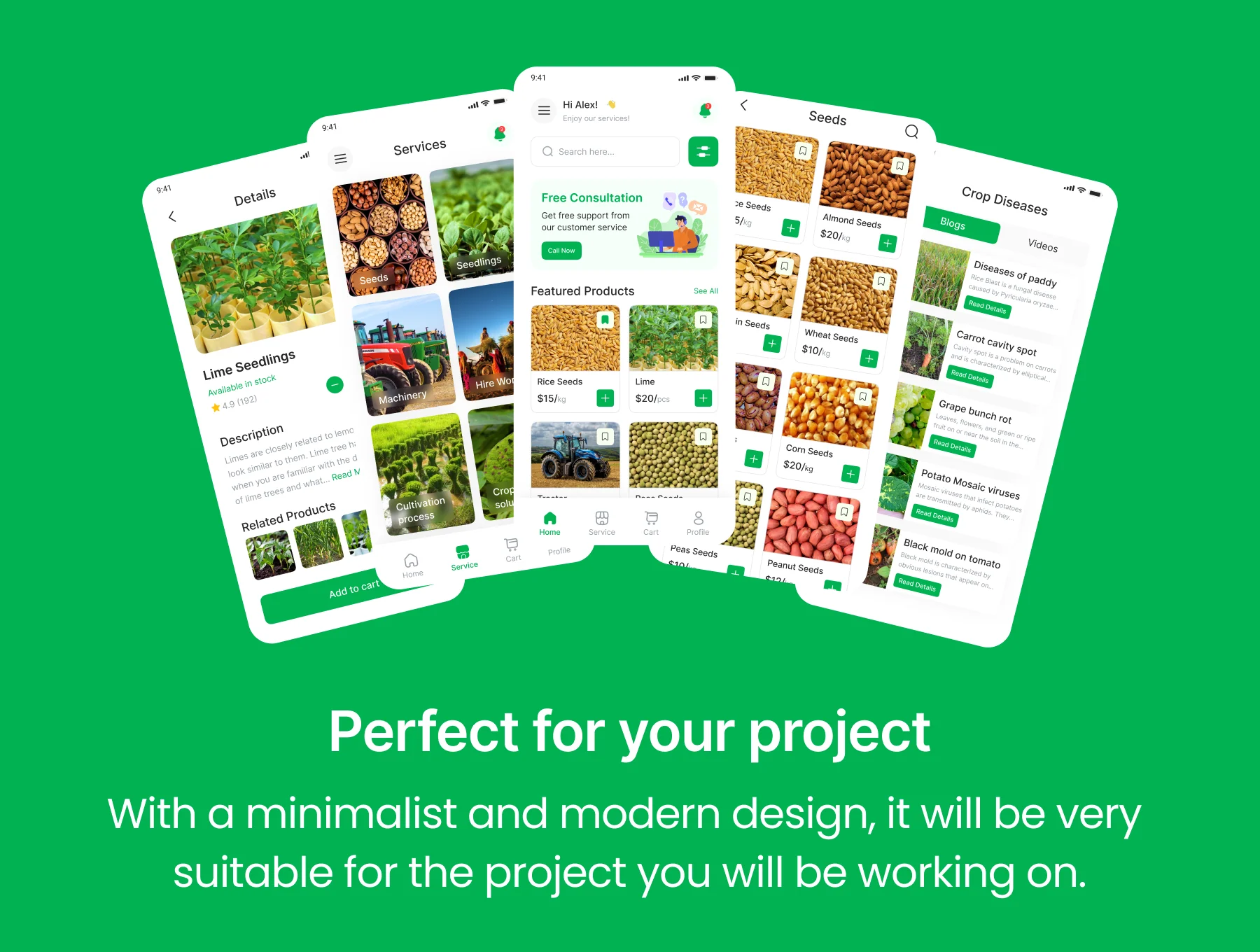 Agriplant - Agriculture App UI Kit 5