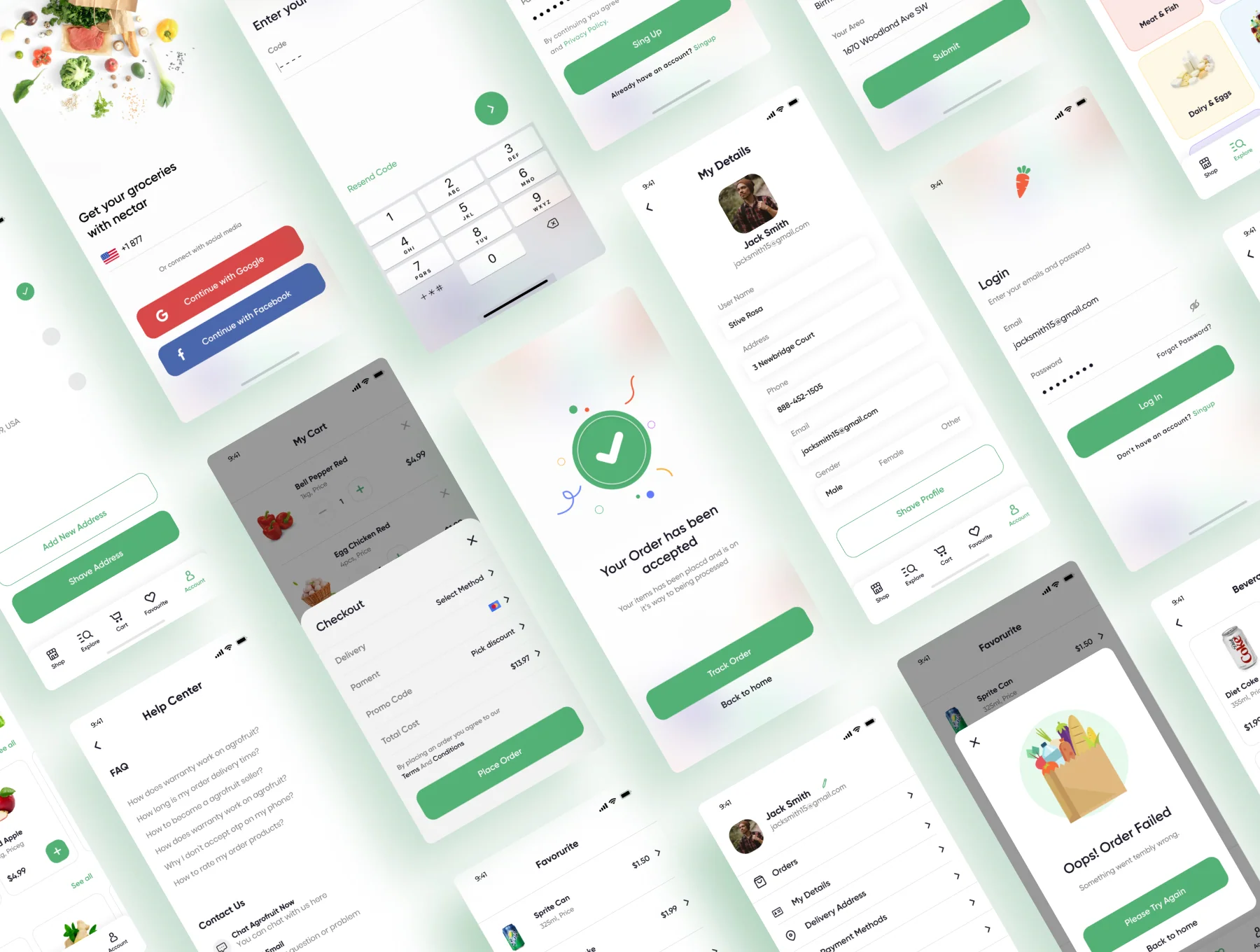 Agrofruit | Groceries App UI Kit 5