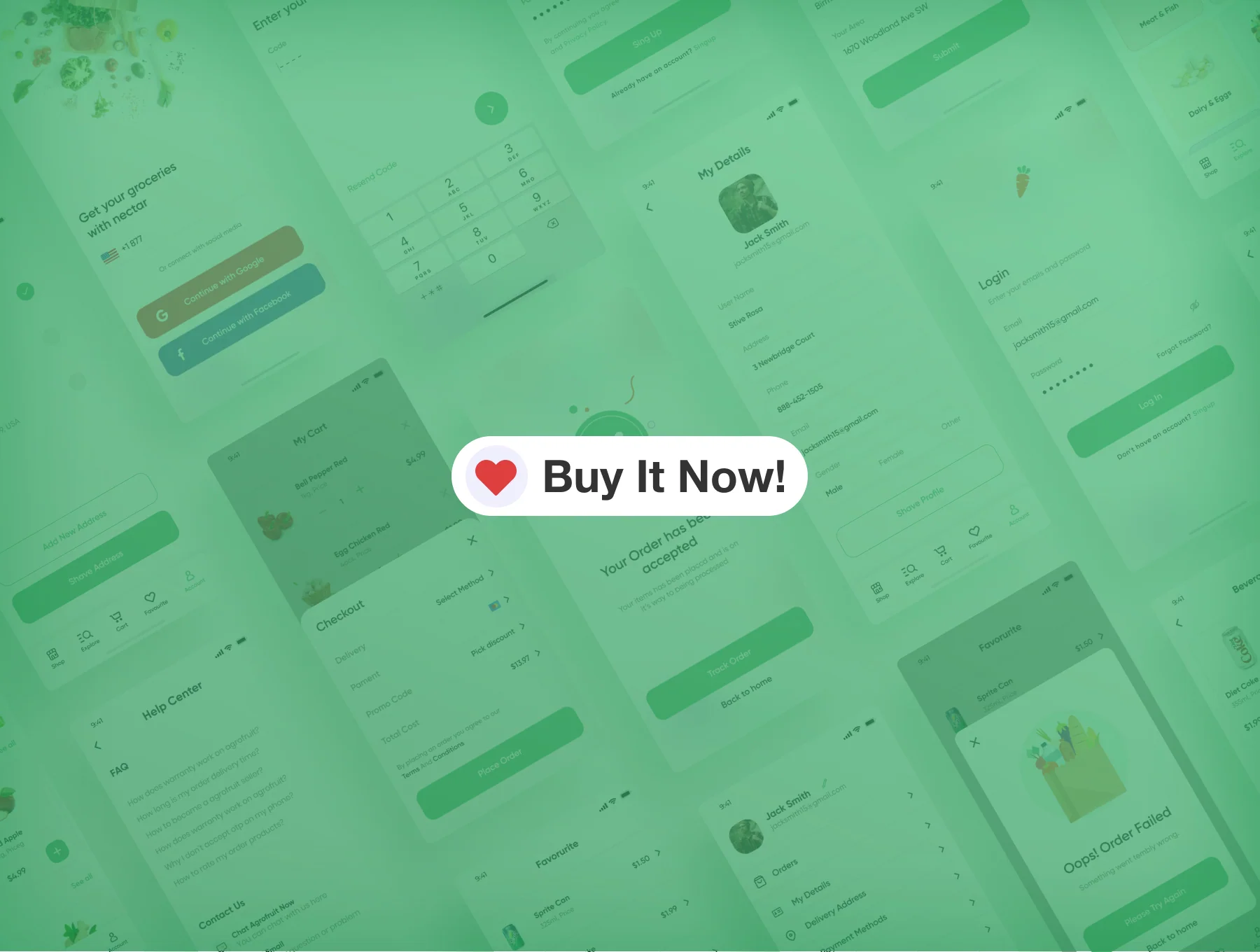 Agrofruit | Groceries App UI Kit 6