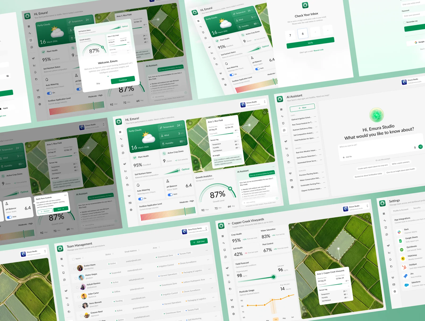 Agrova - Smart Farming Dashboard UI Kit 3