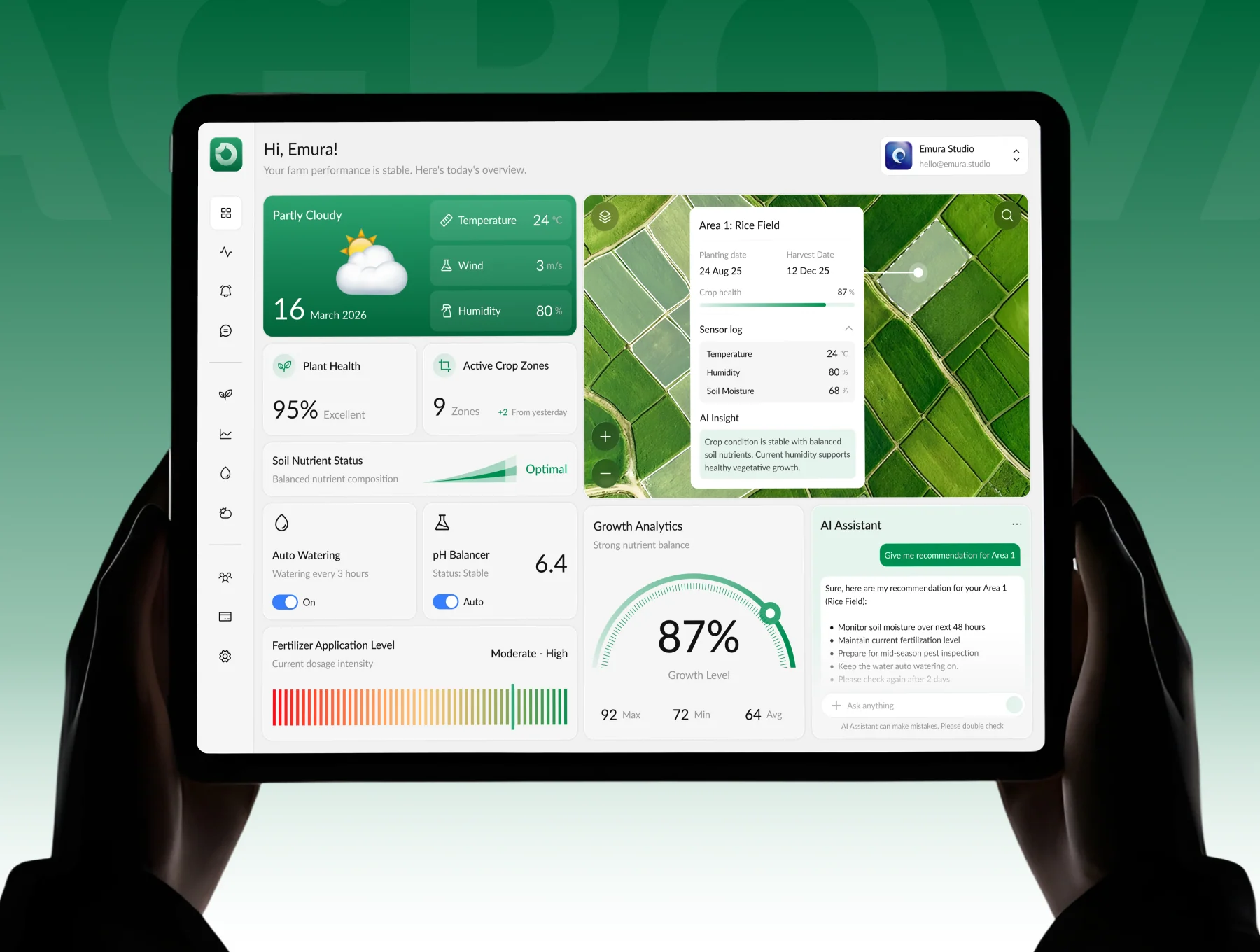 Agrova - Smart Farming Dashboard UI Kit 7