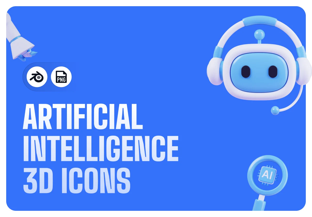 AI 3D Icons