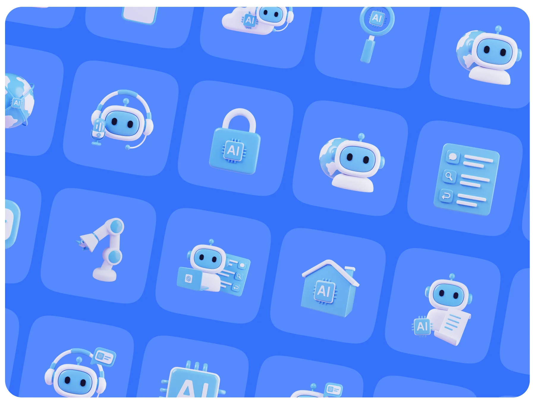 AI 3D Icons 5