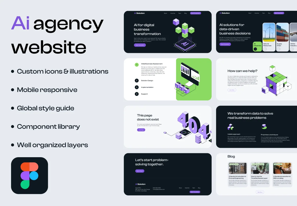 Ai Agency Web UI Kit