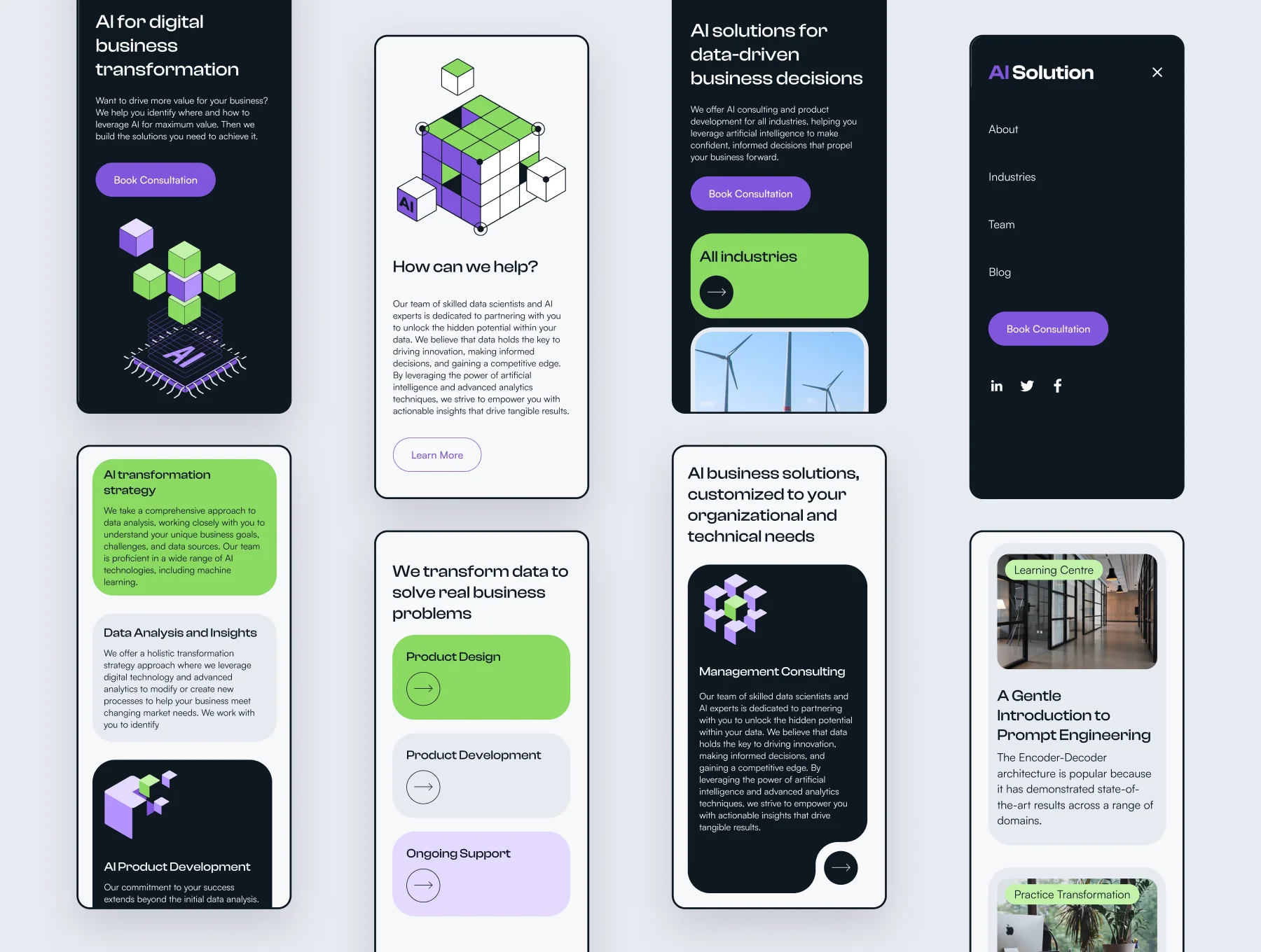 Ai Agency Web UI Kit 5