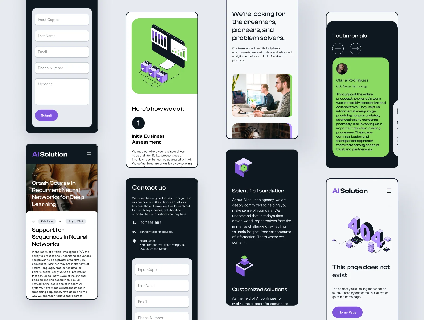 Ai Agency Web UI Kit 6