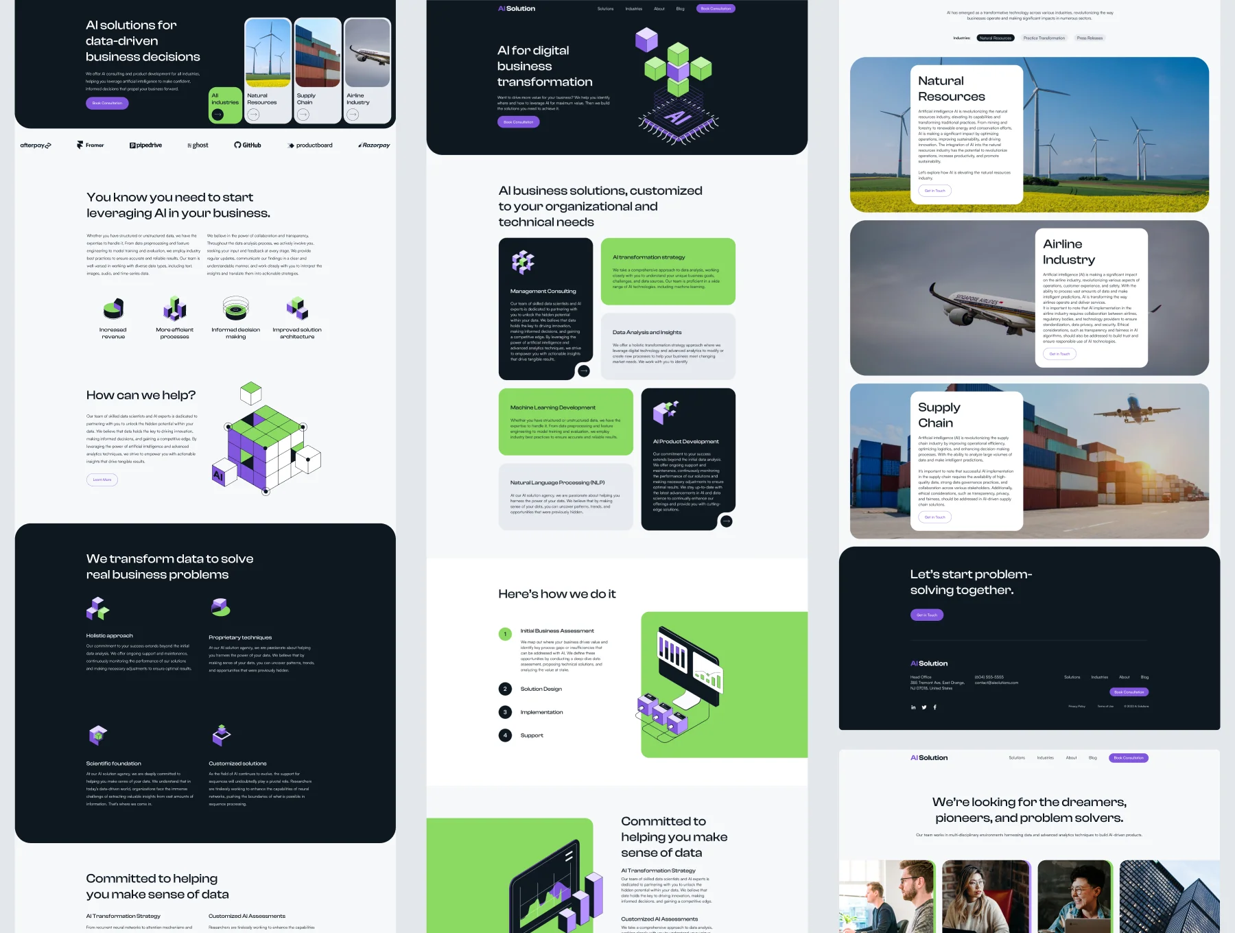 Ai Agency Web UI Kit 7