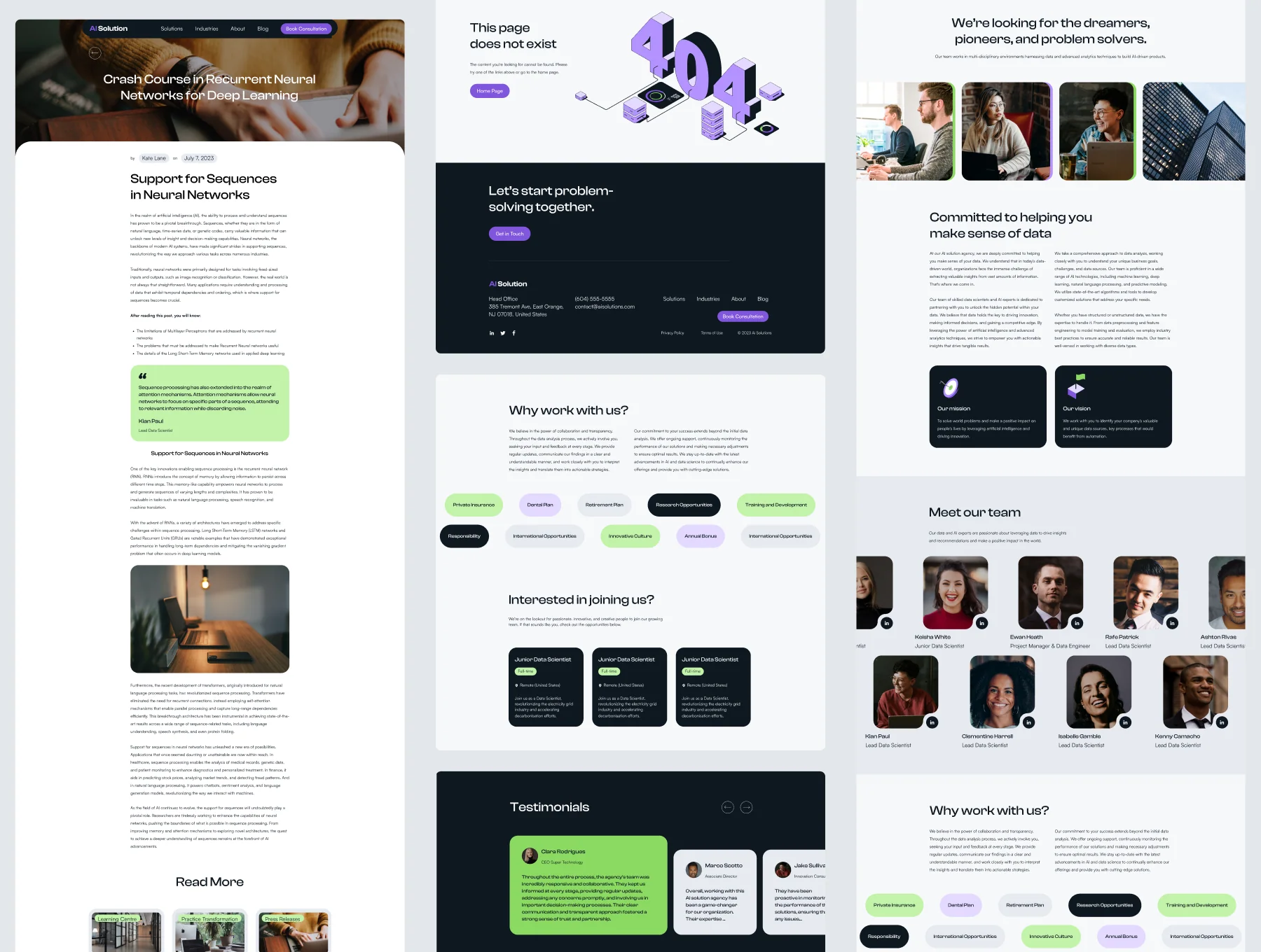 Ai Agency Web UI Kit 8