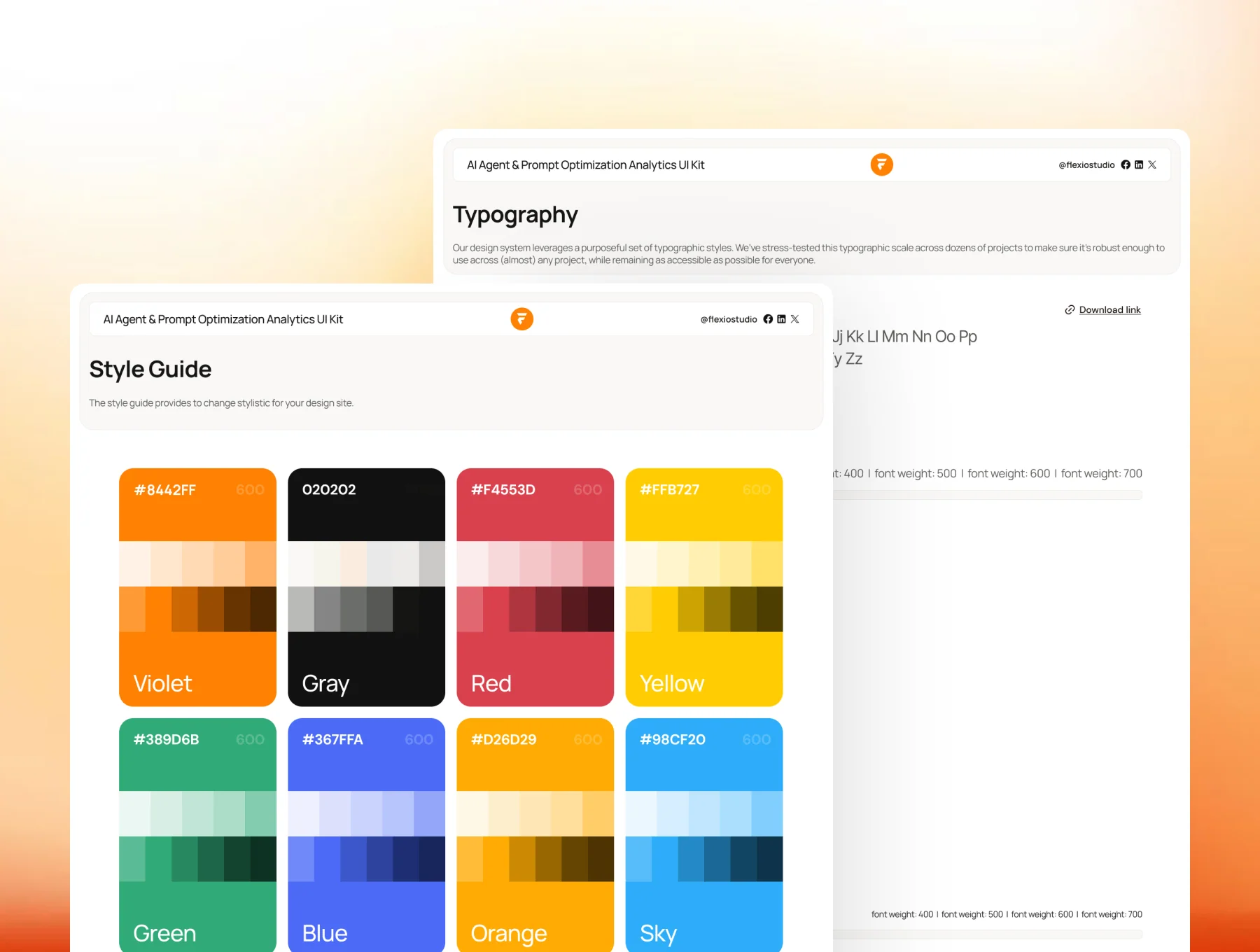 AI Agent & Prompt Optimization Analytics UI Kit 2