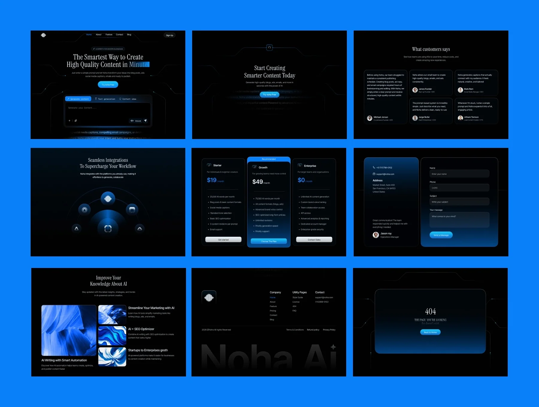 AI Agent SaaS Framer Template