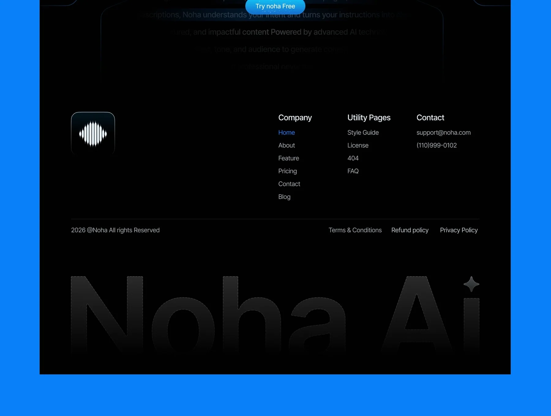 AI Agent SaaS Framer Template 4