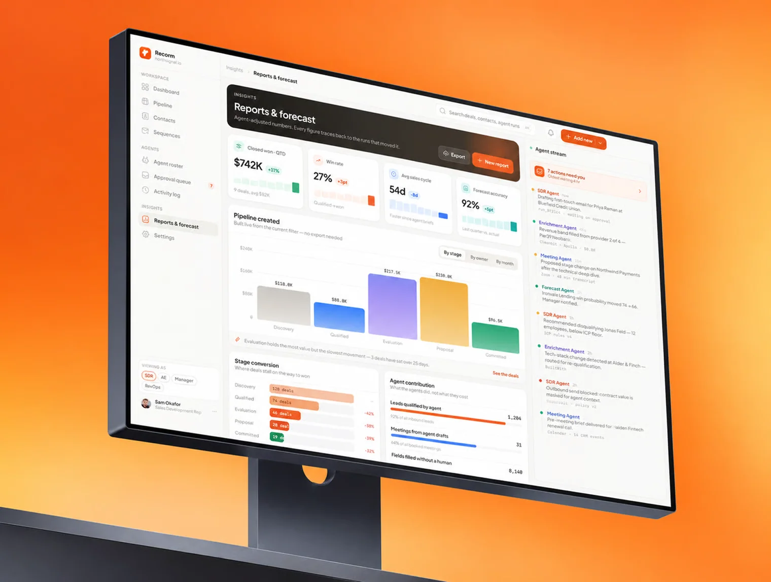 Reform - AI Agentic Sales CRM UI Kit 4