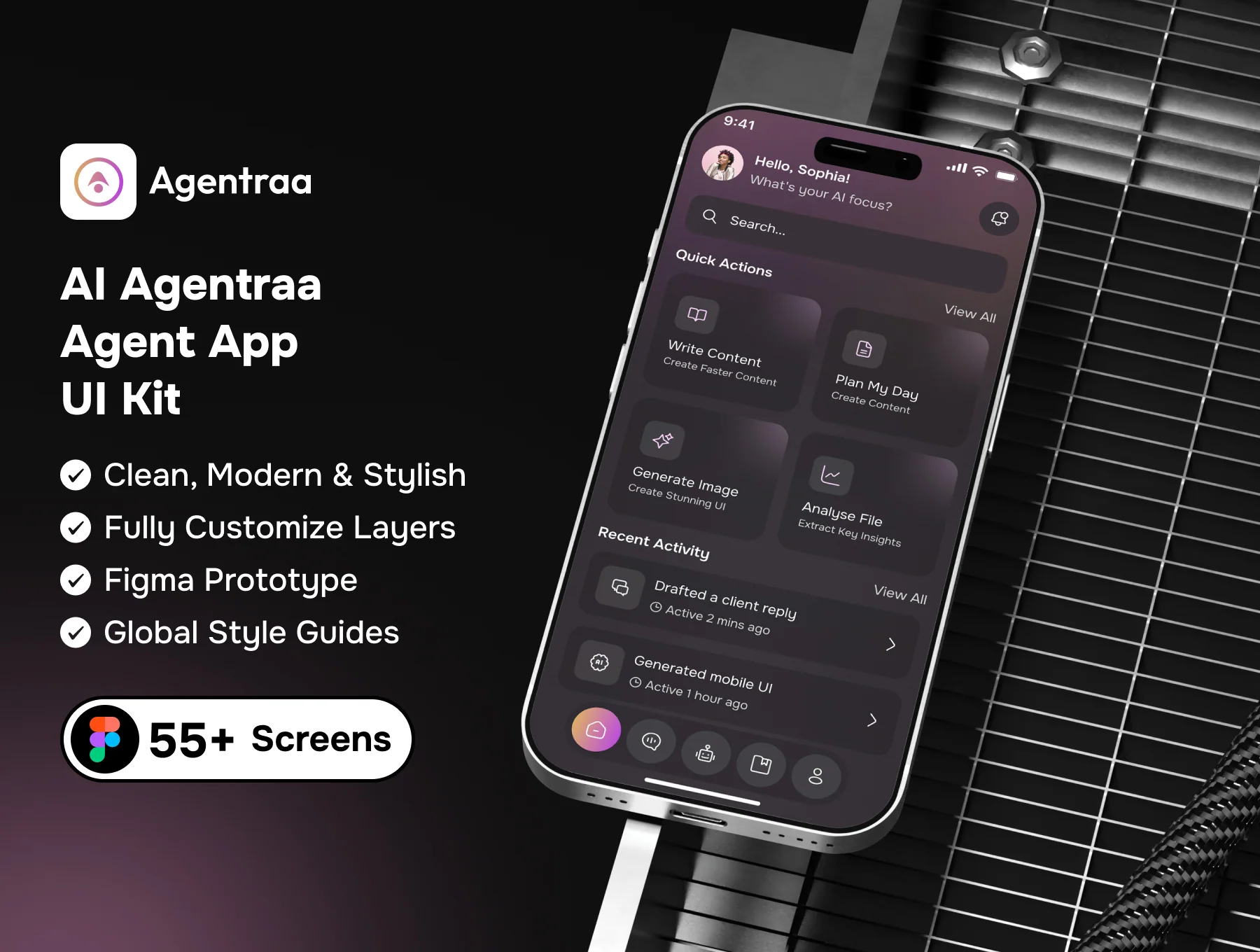 AI Agentraa - Agent App UI Kit