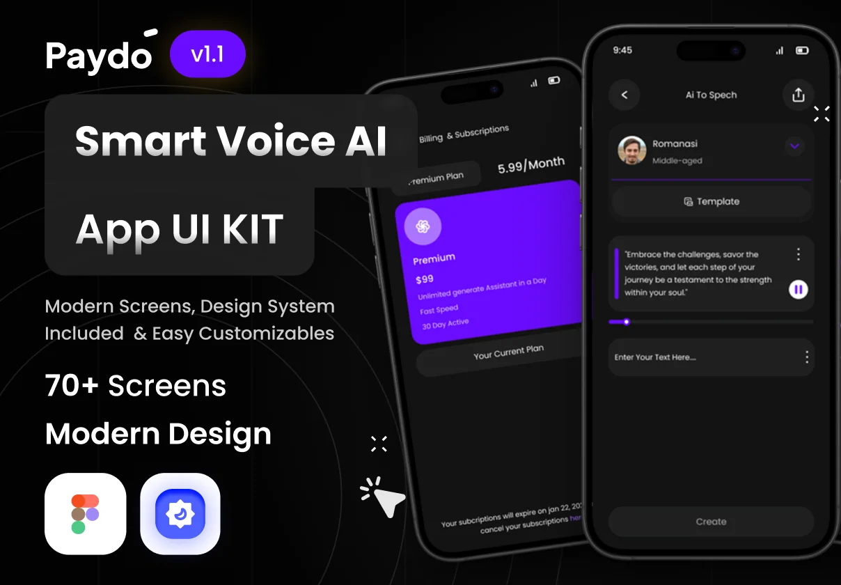 Ai Assistant Chatbot Mobile Apps UI Kit