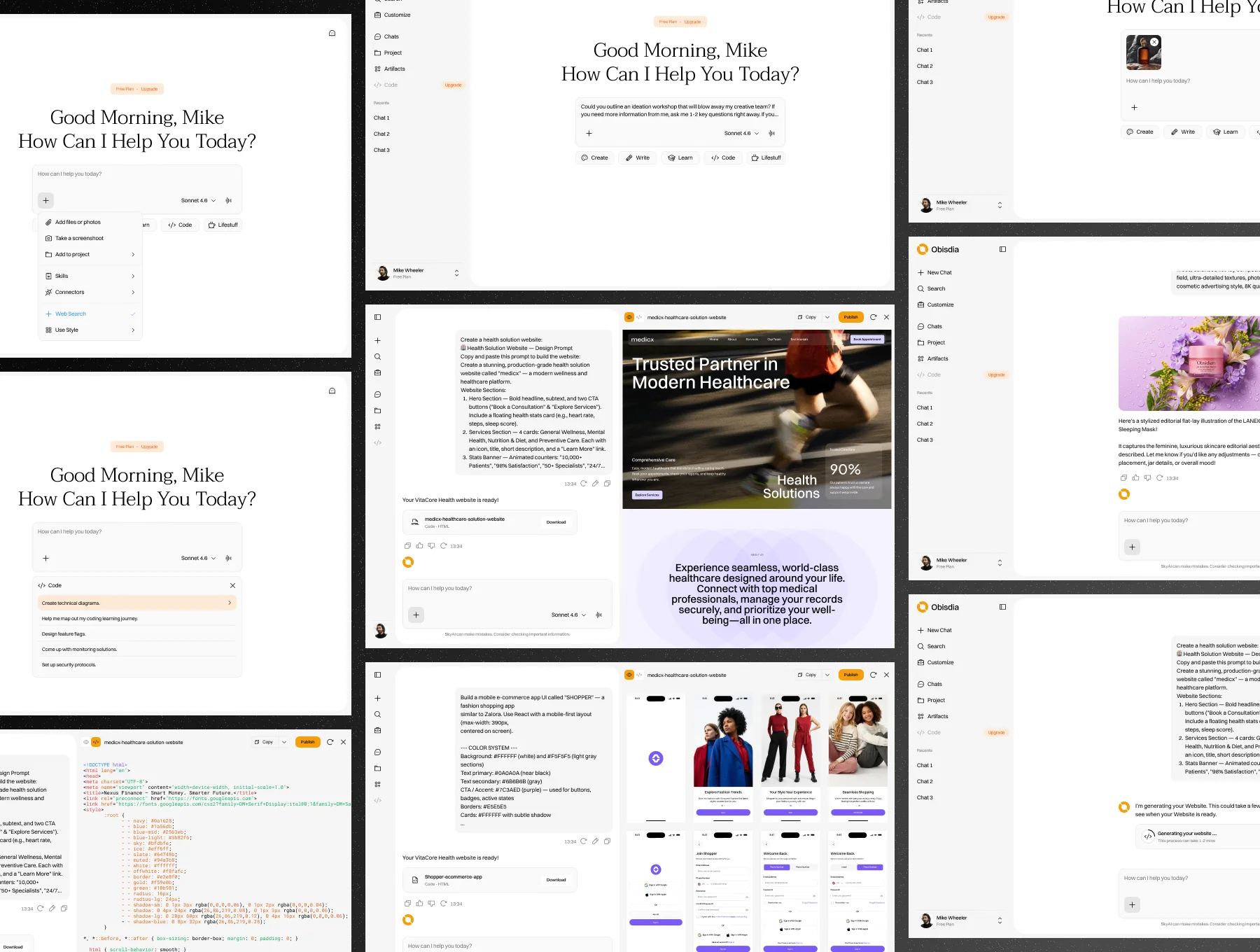 AI Assistant – Website UI Kit Vibe Coding System 5