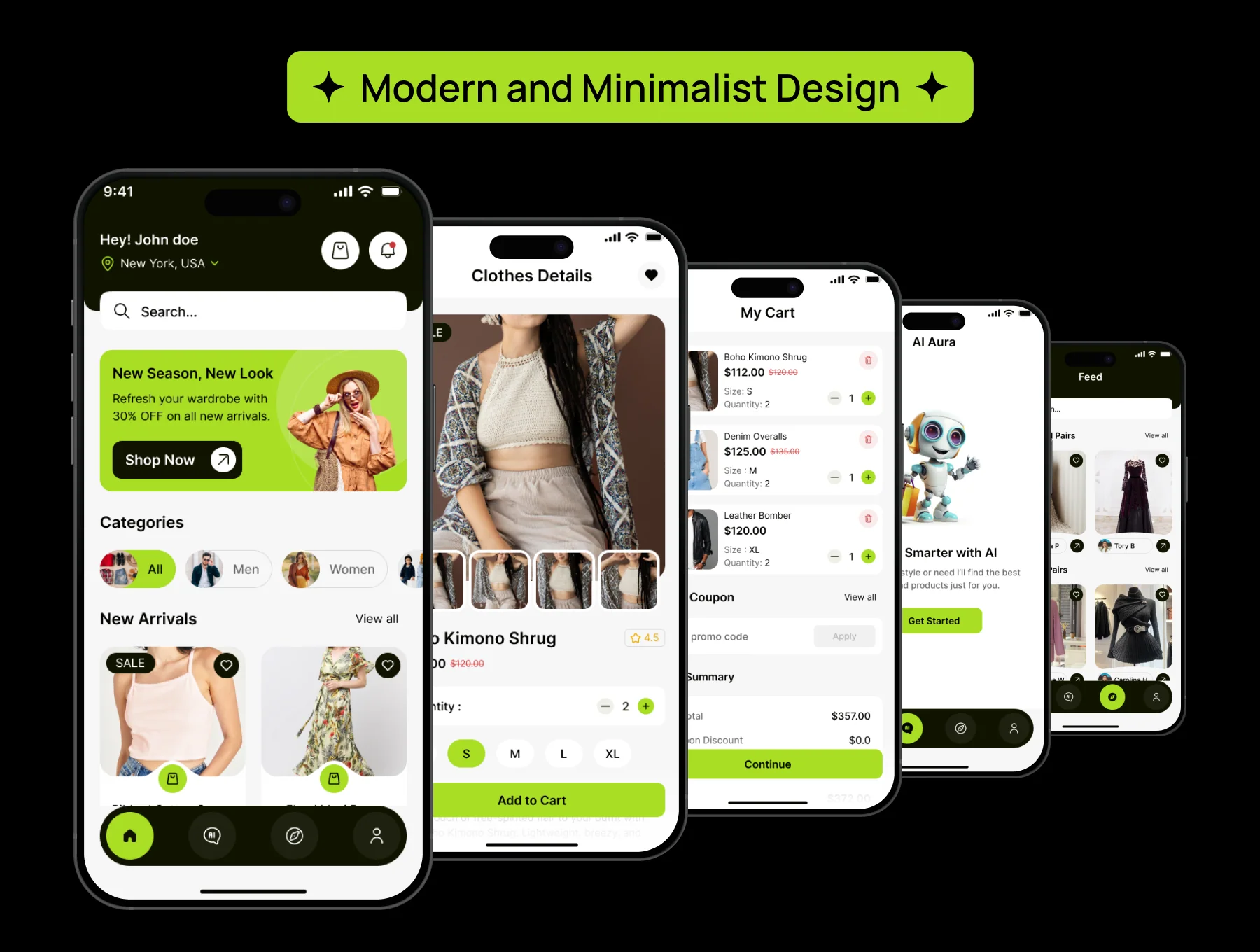 AI Aura E-commerce Mobile App UI Kit 3
