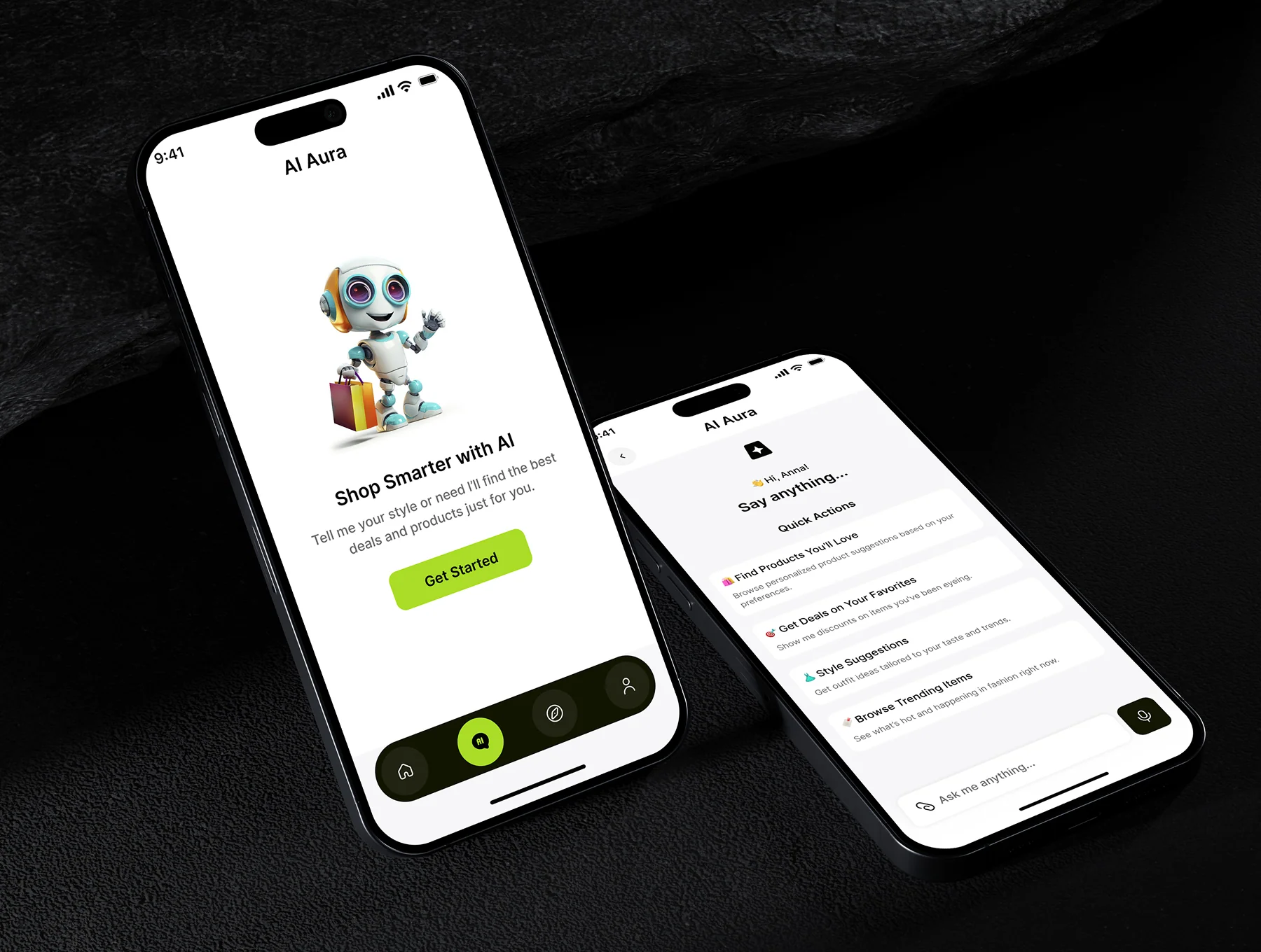 AI Aura E-commerce Mobile App UI Kit 8