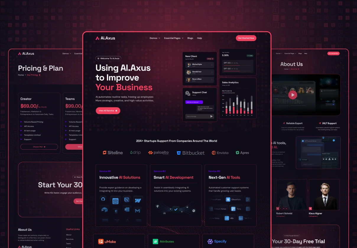 Axus - AI Agency Template