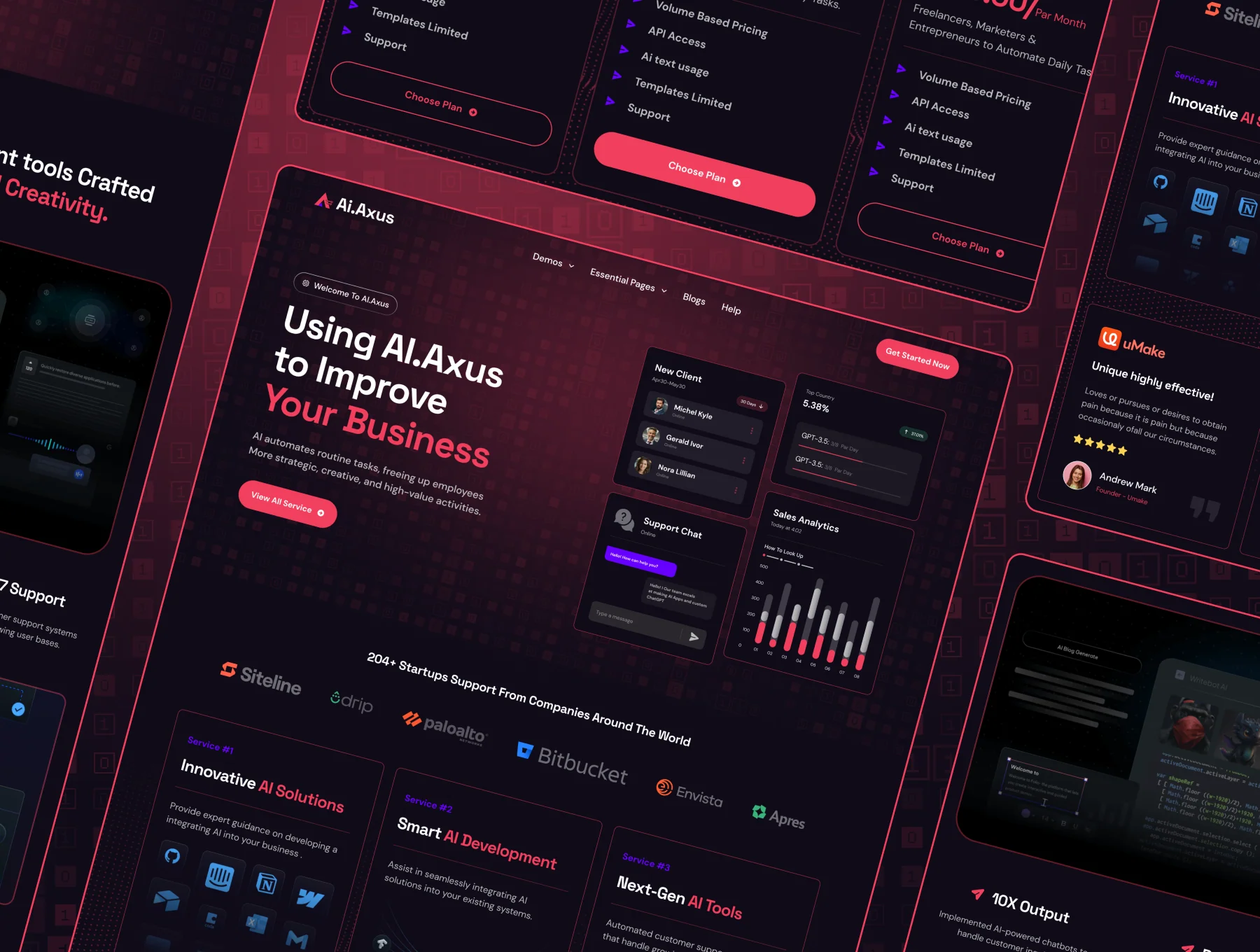 Axus - AI Agency Template 2
