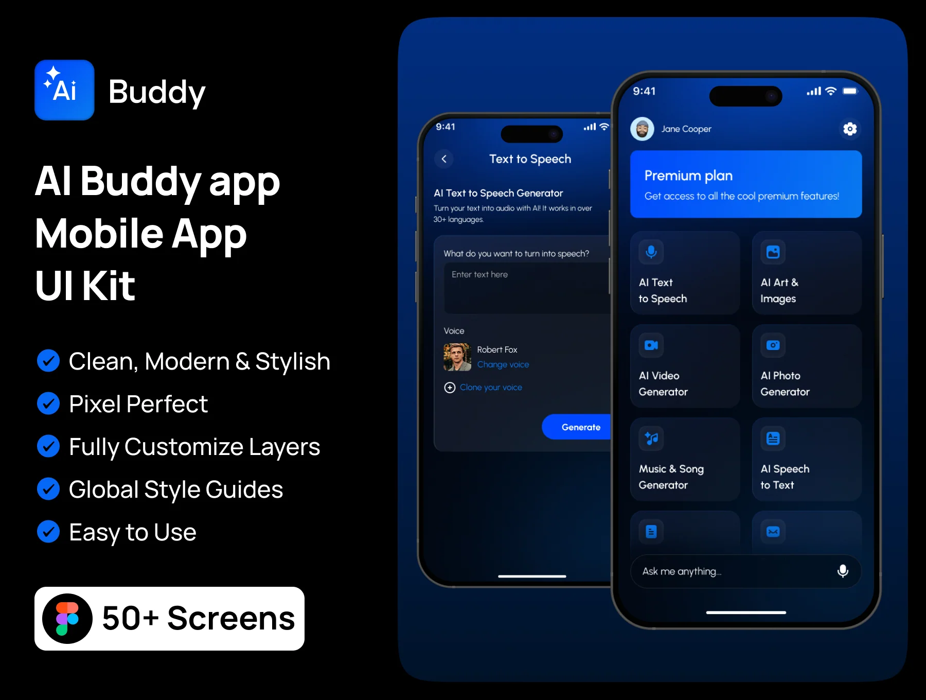 AI Buddy – Premium AI Tools UI Kit