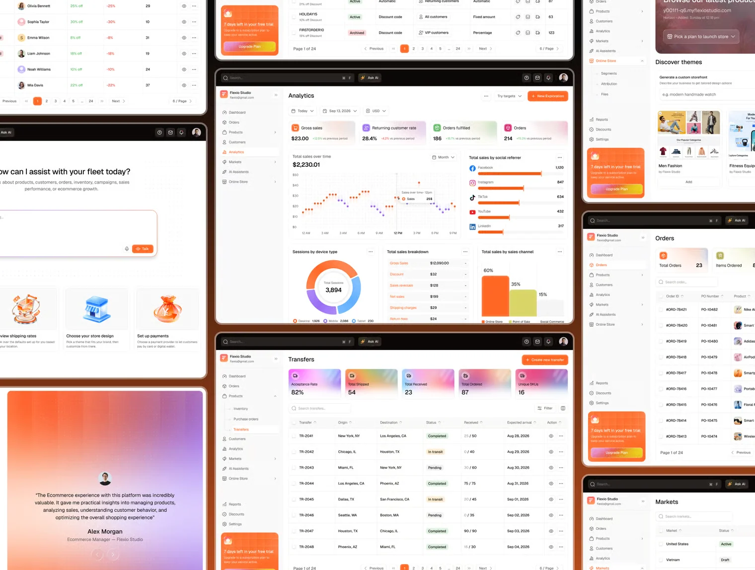 AI Business Ecommerce UI Kit 4