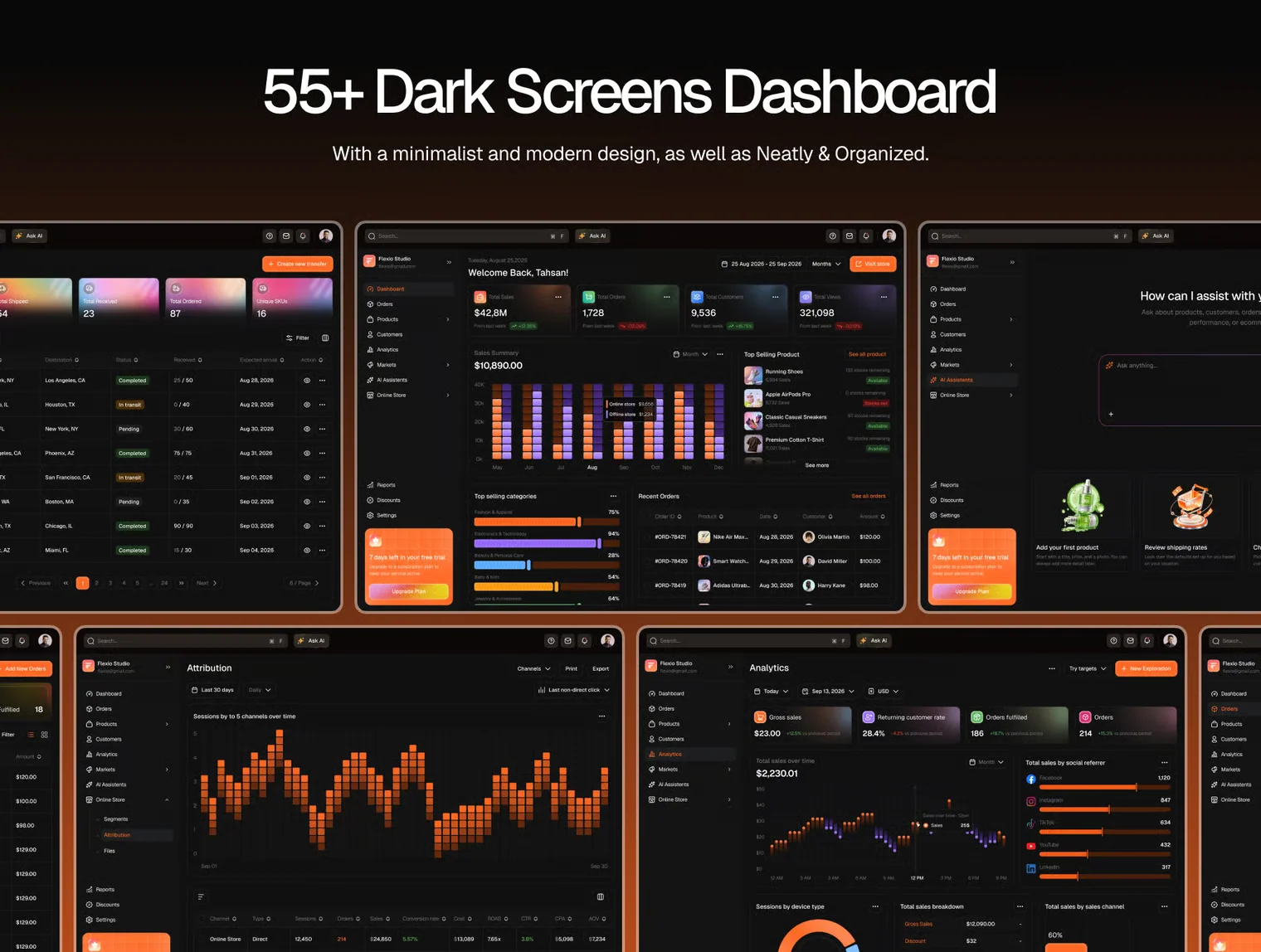 AI Business Ecommerce UI Kit 6