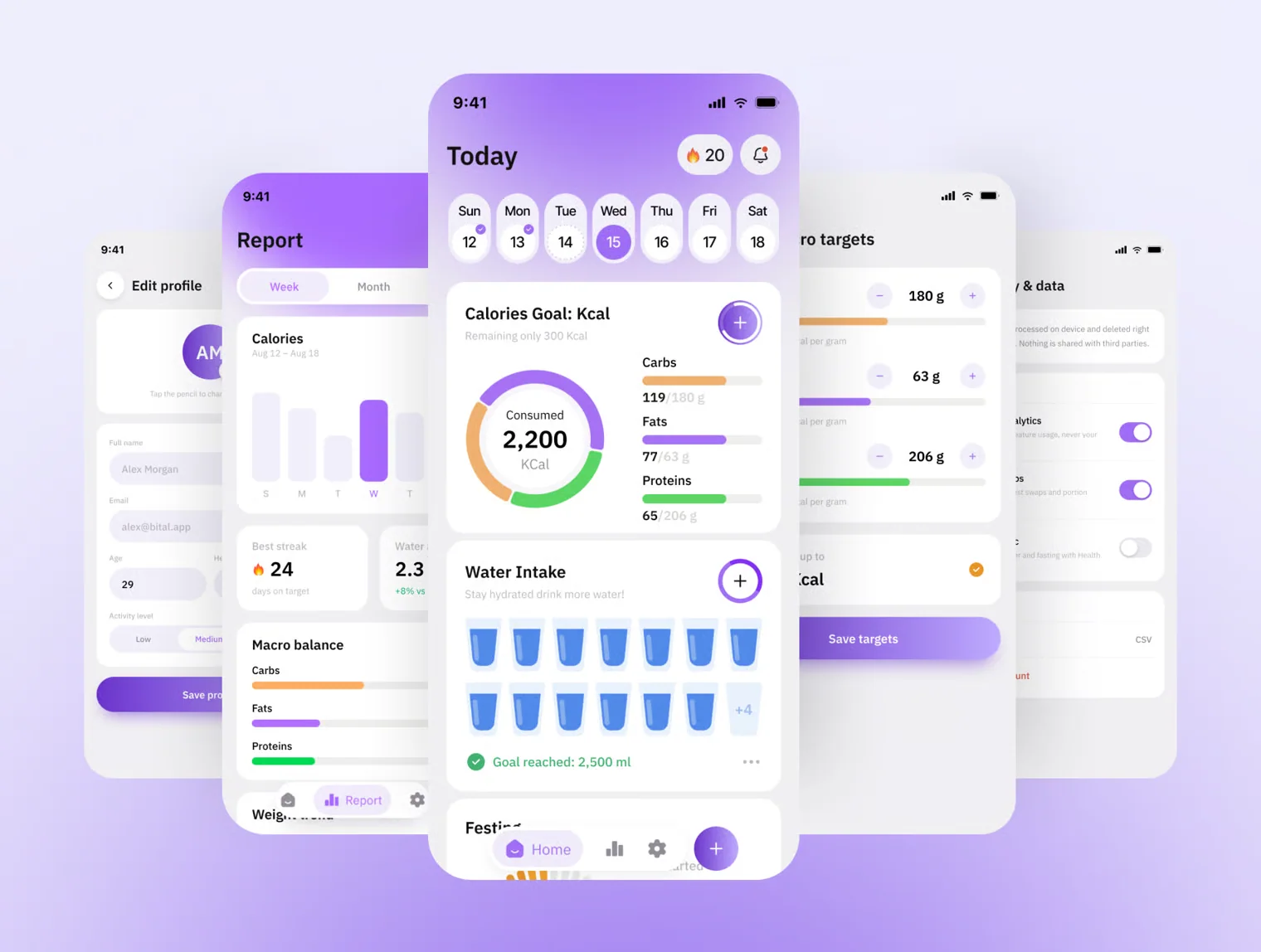 Bital - AI Calories Counter Mobile App 3
