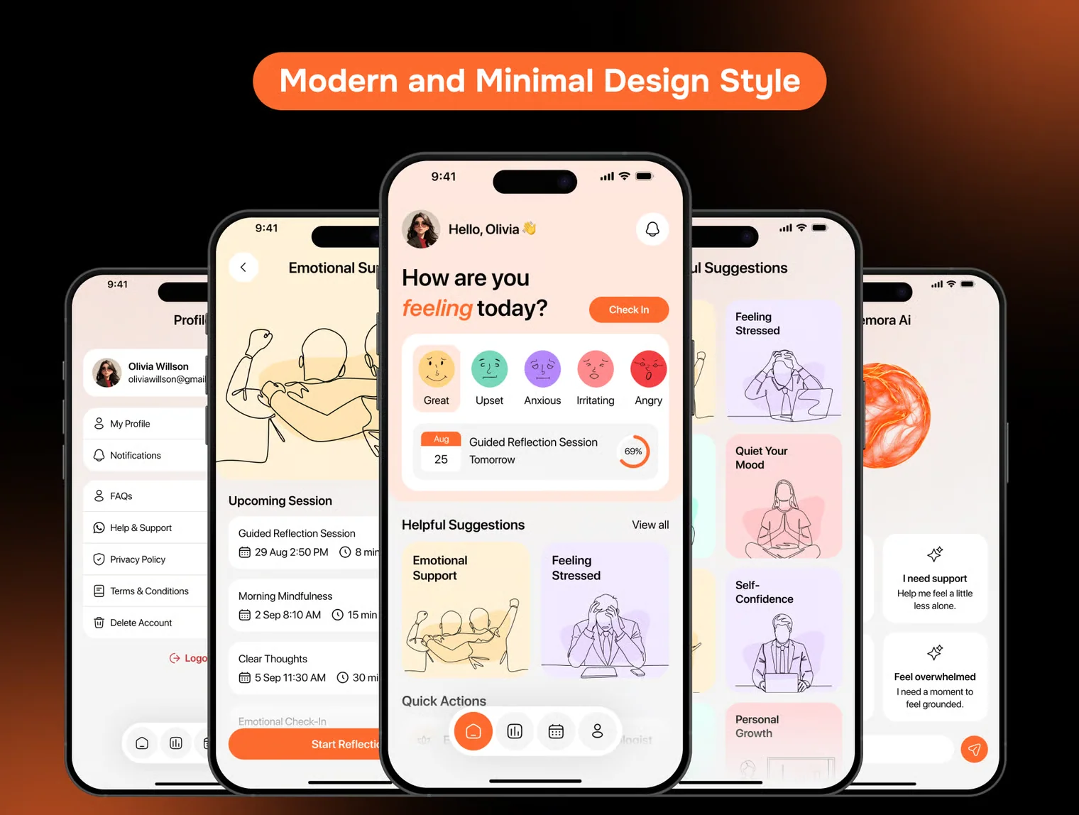 AI Care App UI Kit 3