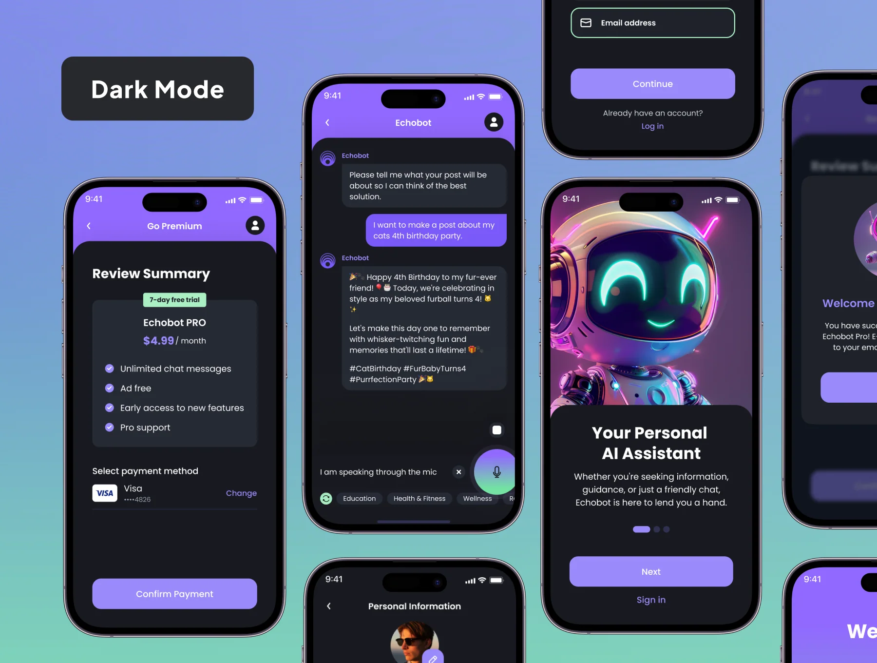 UI KIT - Mobile AI Chat bot 3