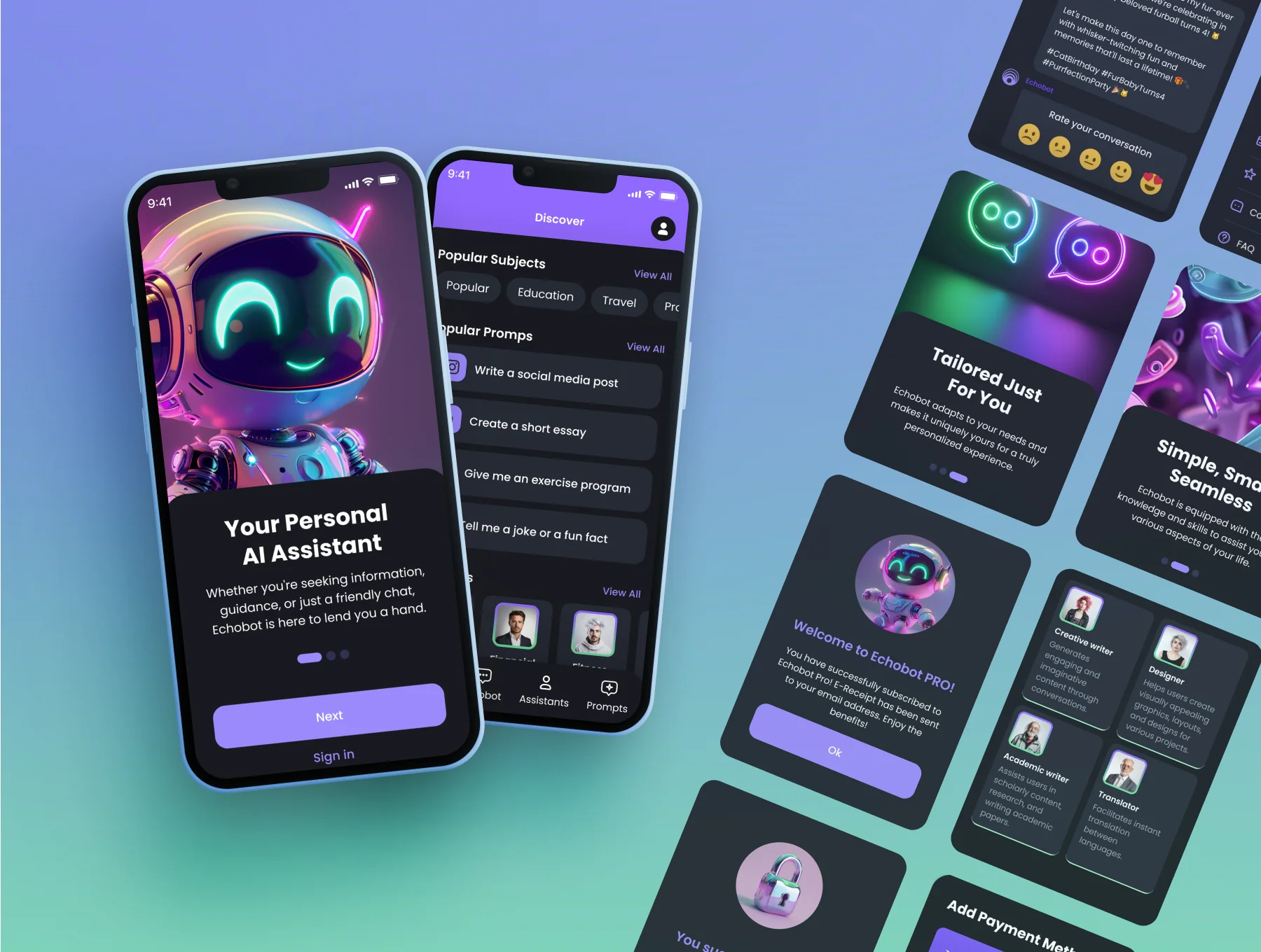 UI KIT - Mobile AI Chat bot 5