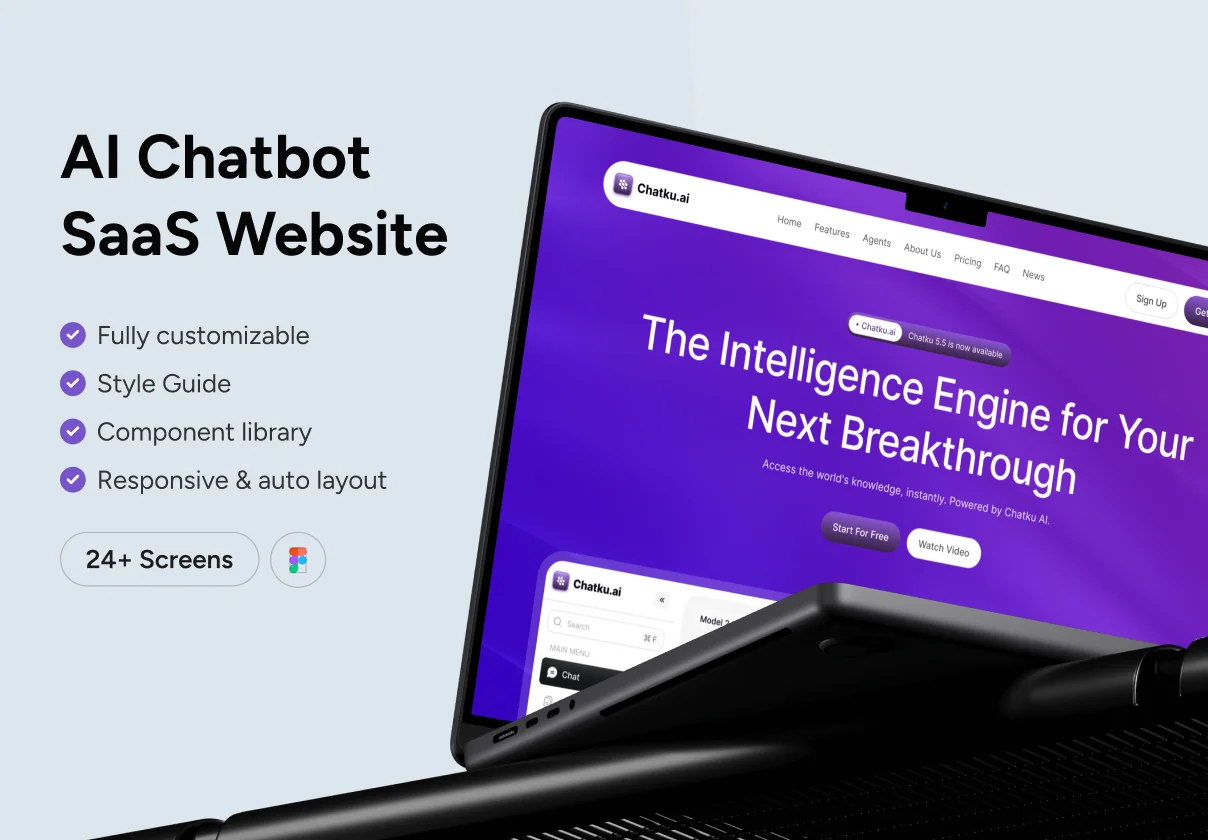 AI Chatbot SaaS Website — Chatku