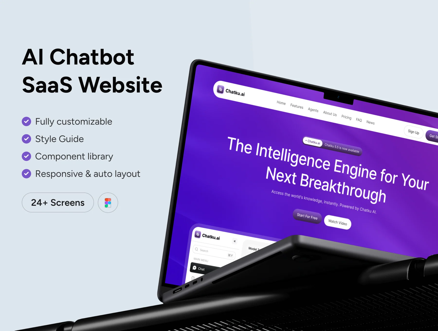 AI Chatbot SaaS Website — Chatku
