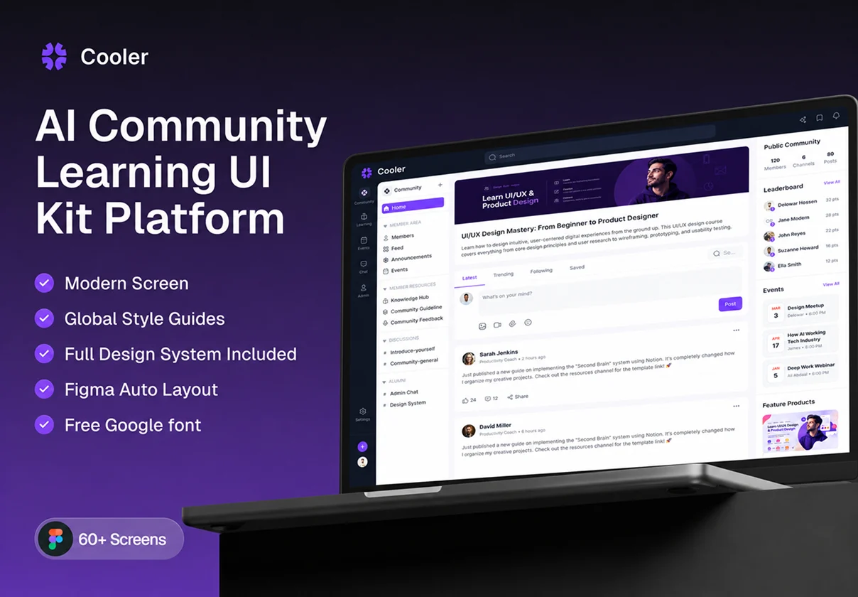 AI Community Learning UI Kits