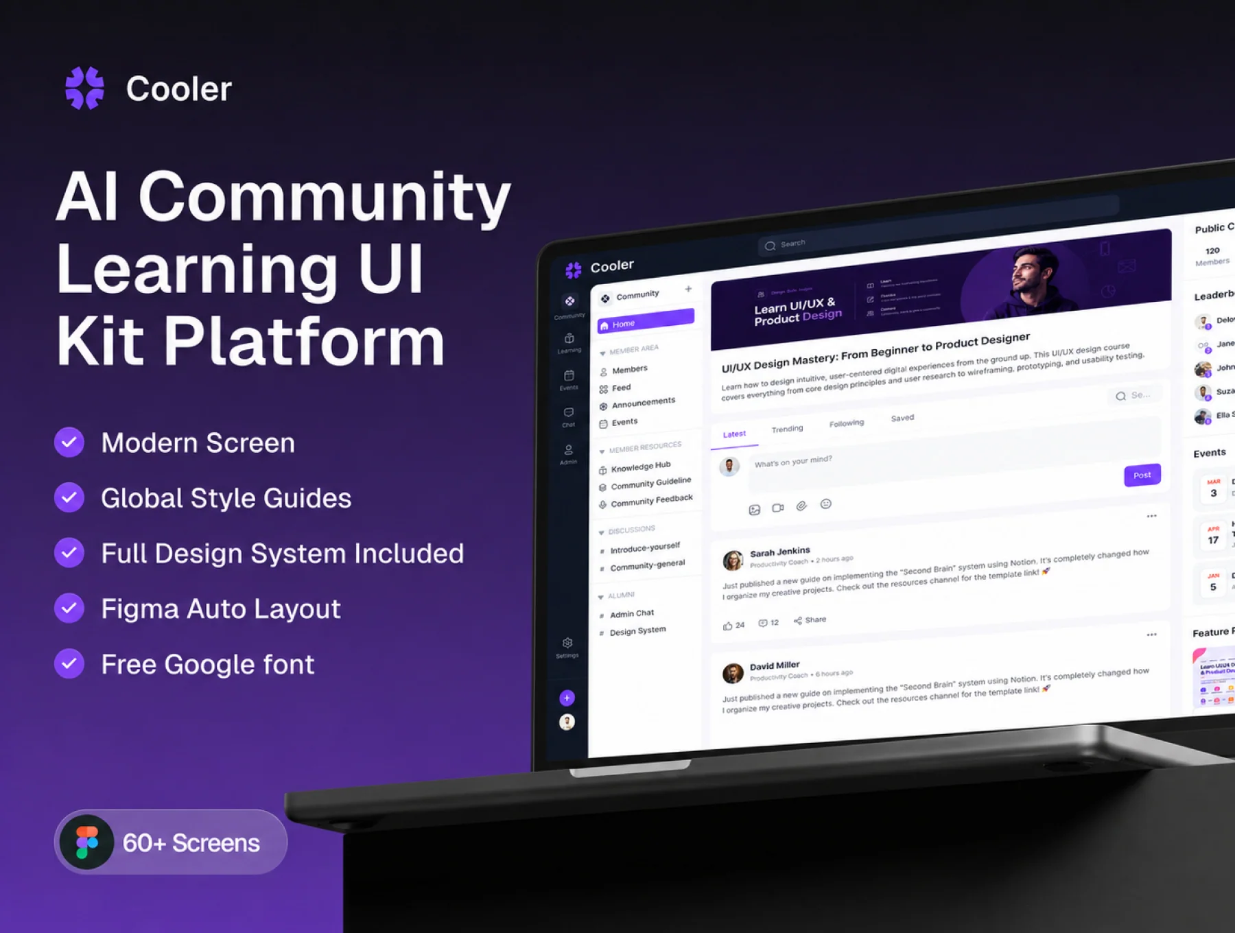 AI Community Learning UI Kits