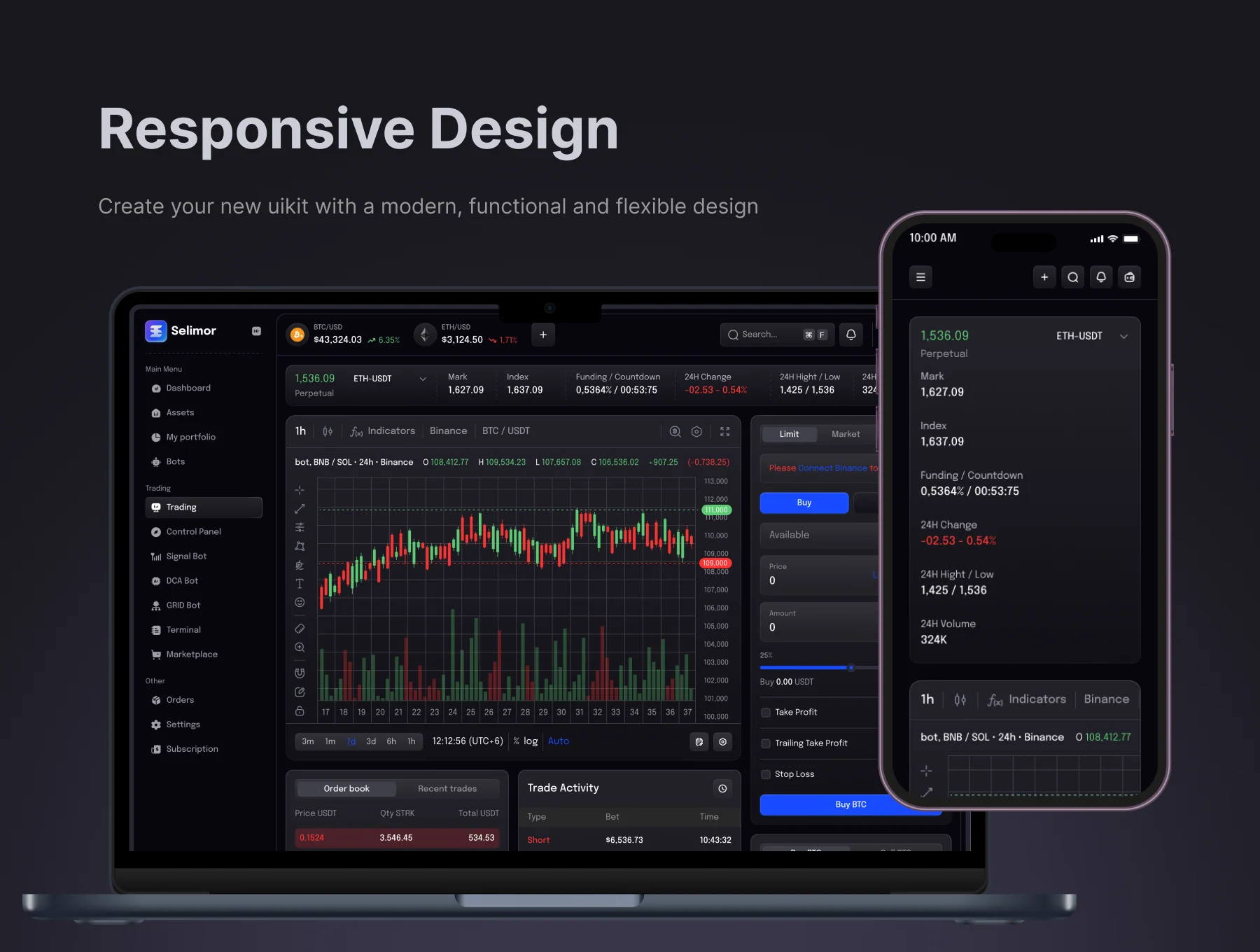 AI-Crypto  Trading, Marketplace & Wallet UI Kit 6