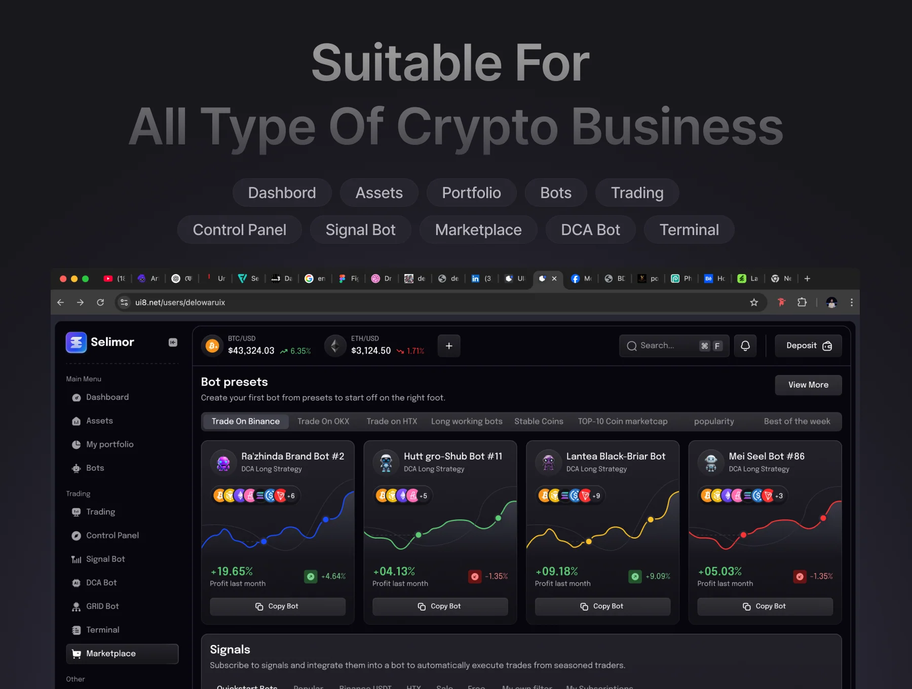 AI-Crypto  Trading, Marketplace & Wallet UI Kit 7
